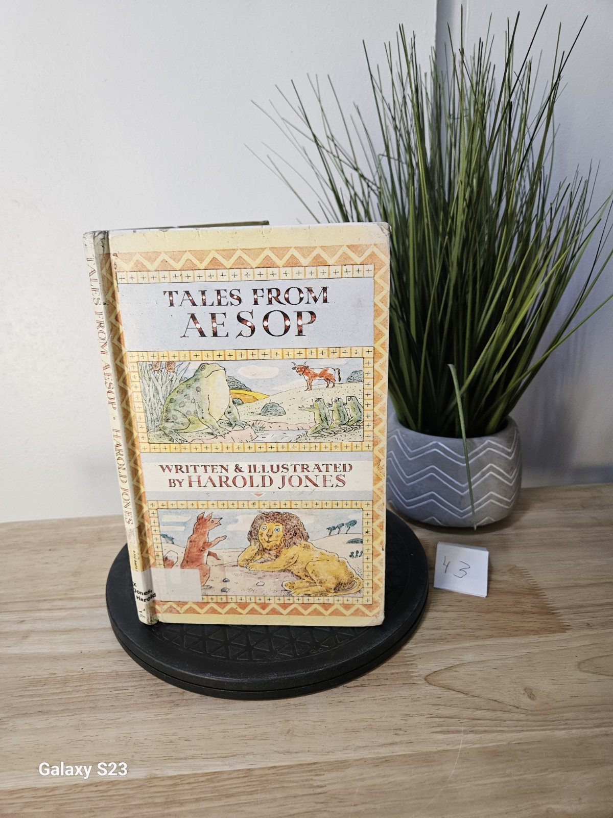 Tales from Aesop by Harold Jones 1981 Hardcover