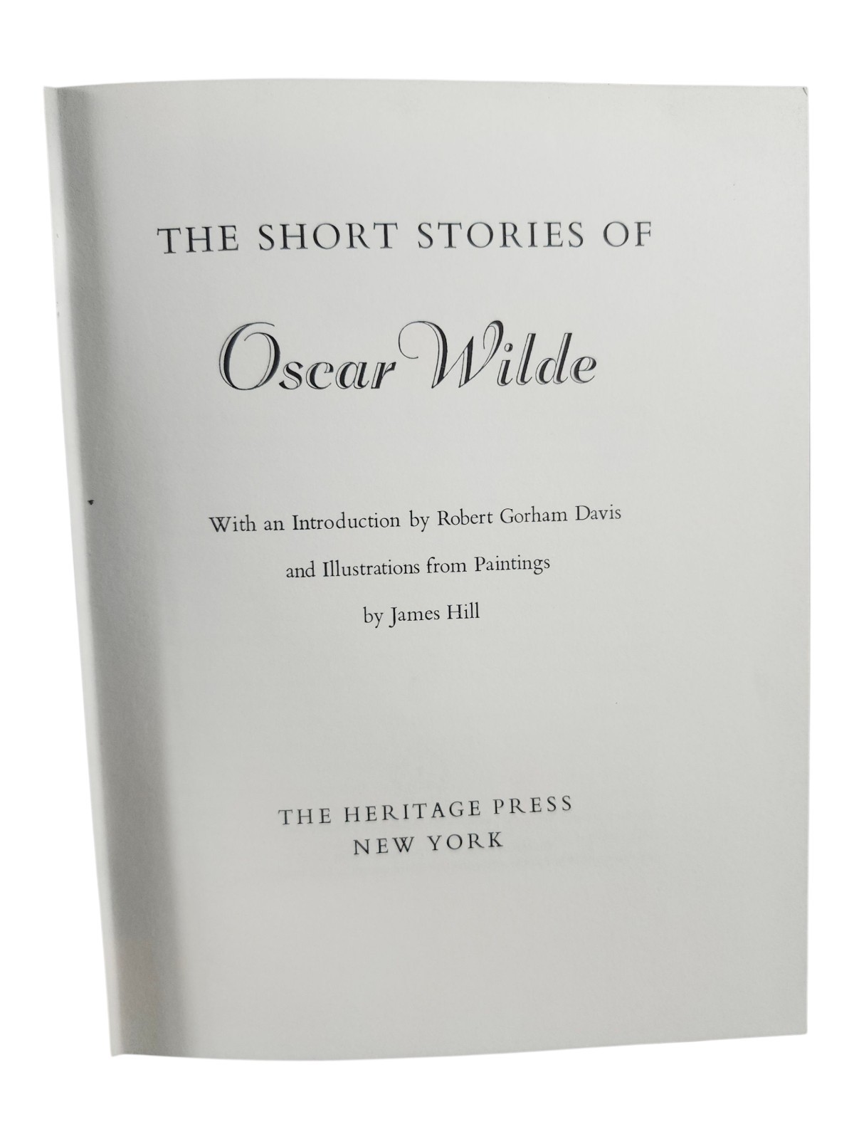 Special Edition Hardcover W/ Box The Short Stories Of Oscar Wilde 1968