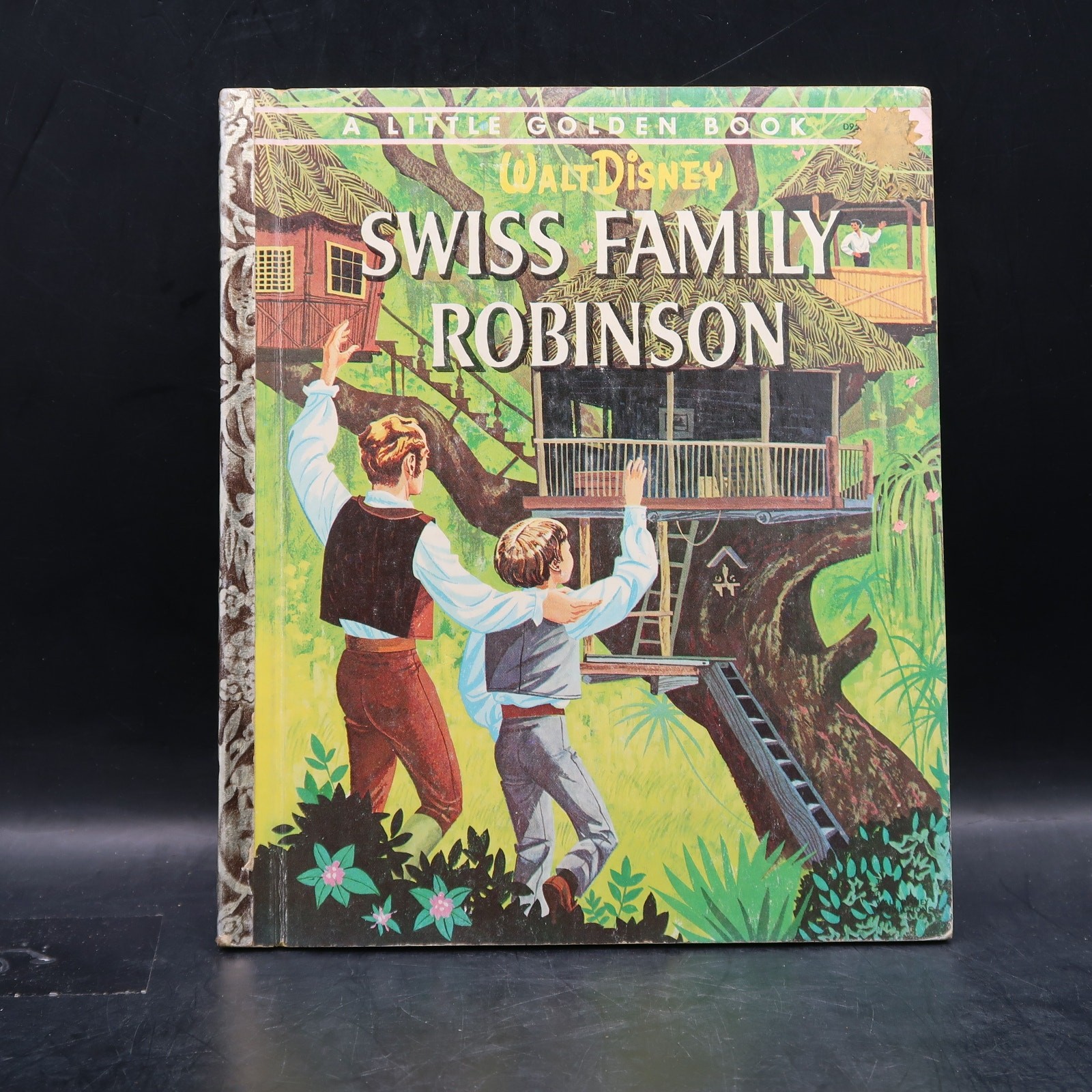 Walt Disney Swiss Family Robinson Little Golden Book Paul Granger 1961 Vintage