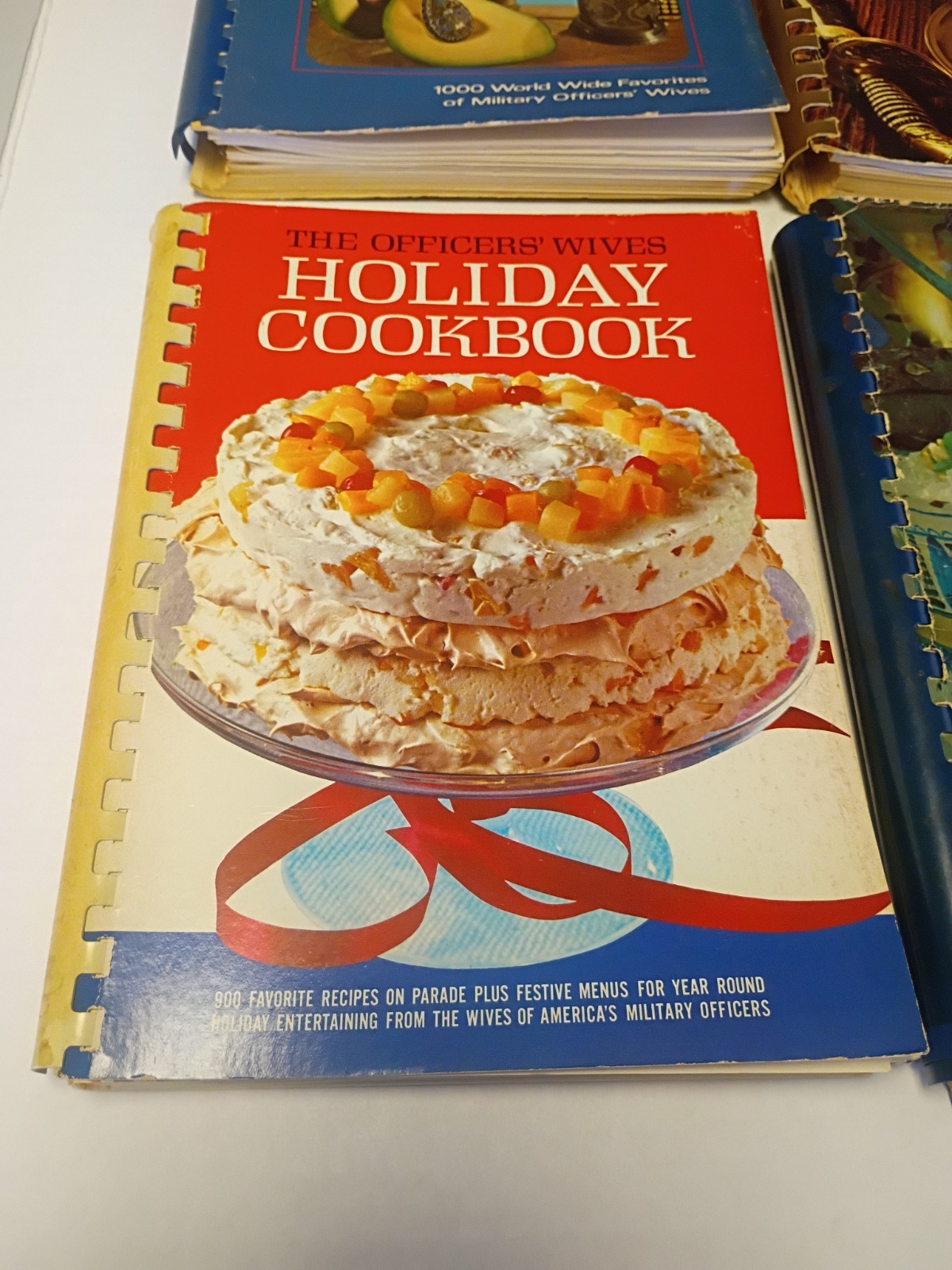 Vintage Recipes on Parade Cookbook Lot of 4 Spiral Bound Meats Holiday Quick