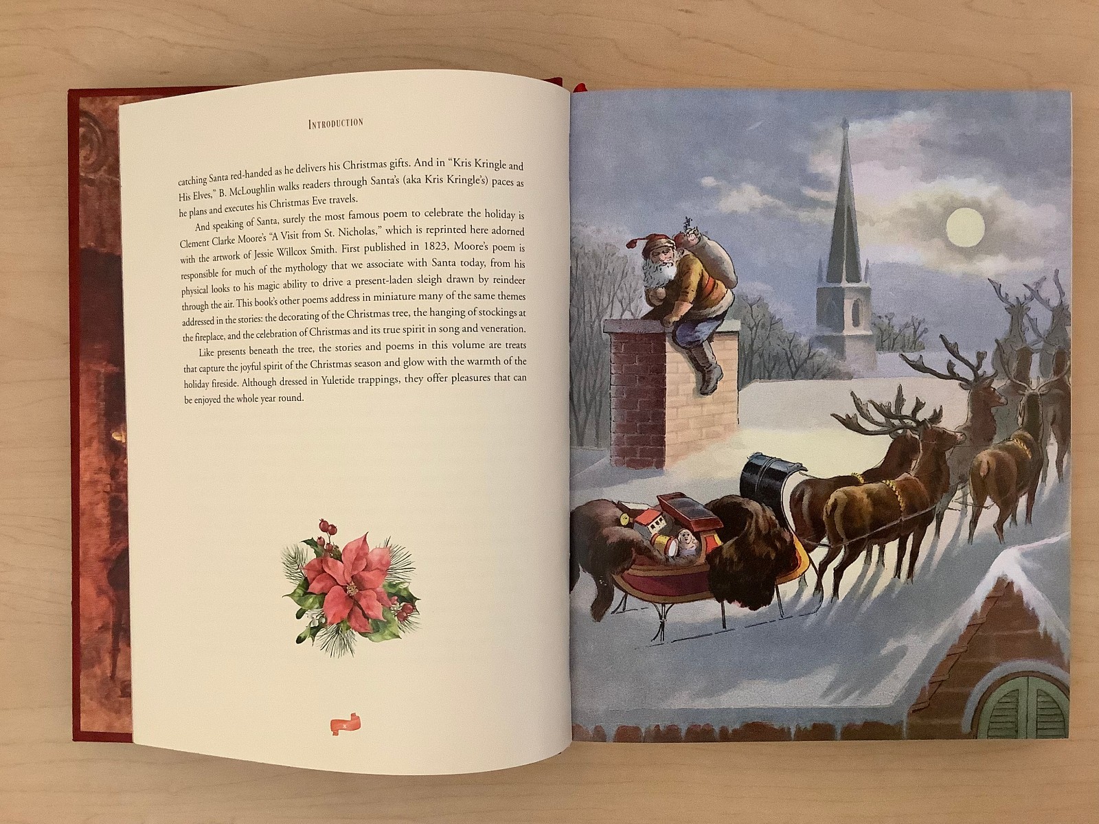 A Christmas Carol and Other Christmas Tales – Stories & Poems – oversize leather
