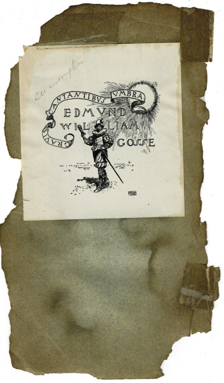 SOLDIERS THREE by KIPLING – INSCRIBED by JOHN ADDINGTON SYMONDS to EDMUND GOSSE