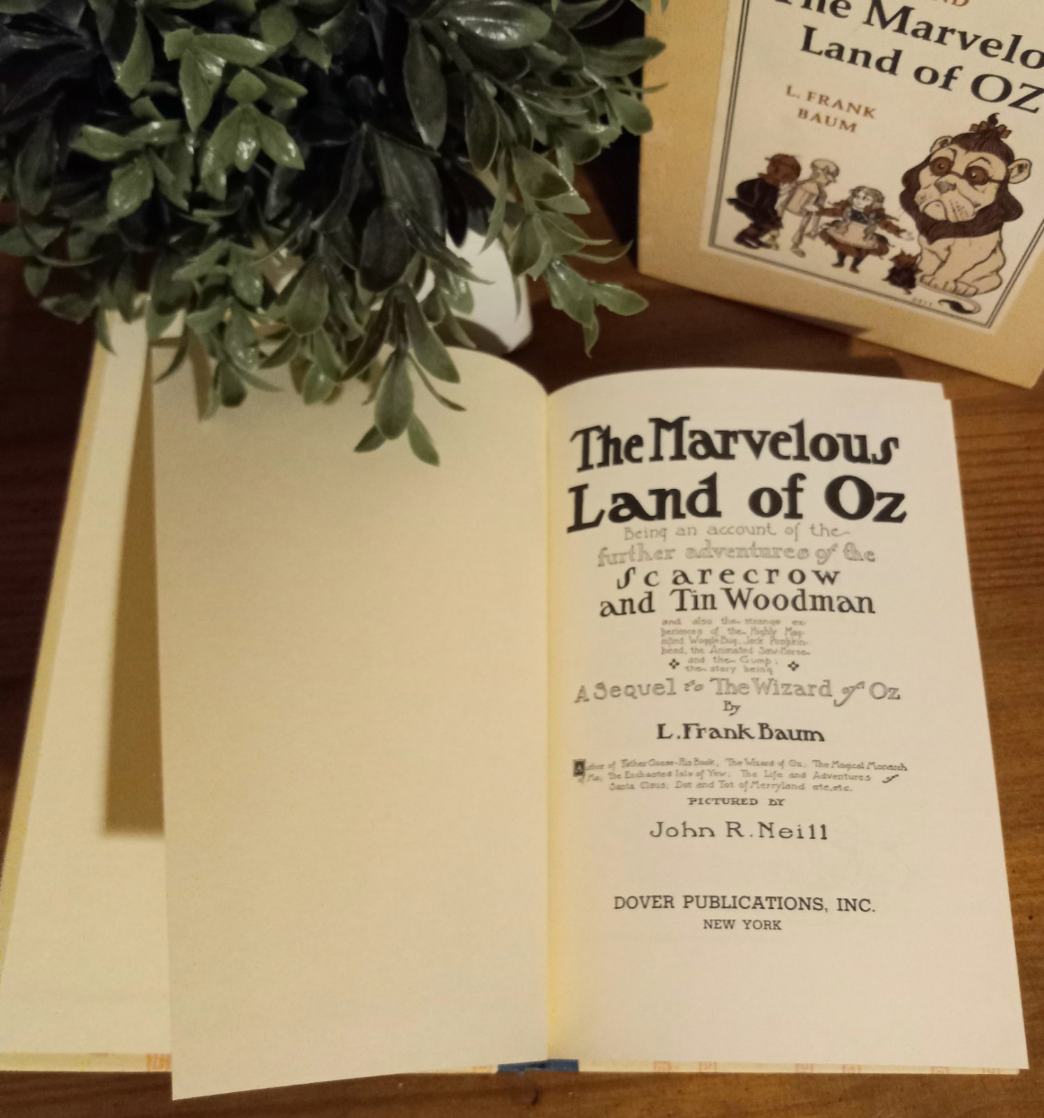 The Wonderful Wizard & Marvelous Land of Oz L Frank Baum 1966 Book Box Set *MINT