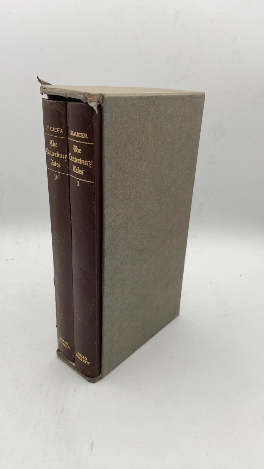 The Canterbury Tales Geoffrey Chaucer Hardcover Third impression 1968 1966