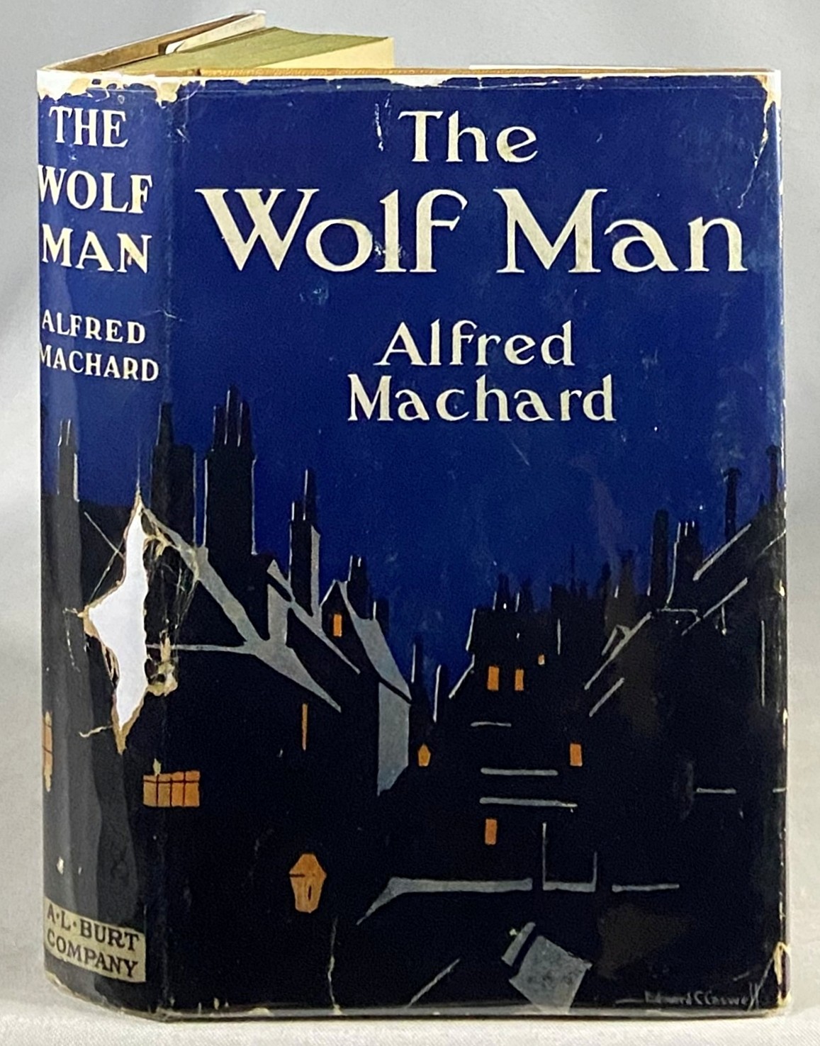 1925 THE WOLF MAN (THE WERE-WOLF) Psychological Thriller MACHARD Orig Vintage DJ