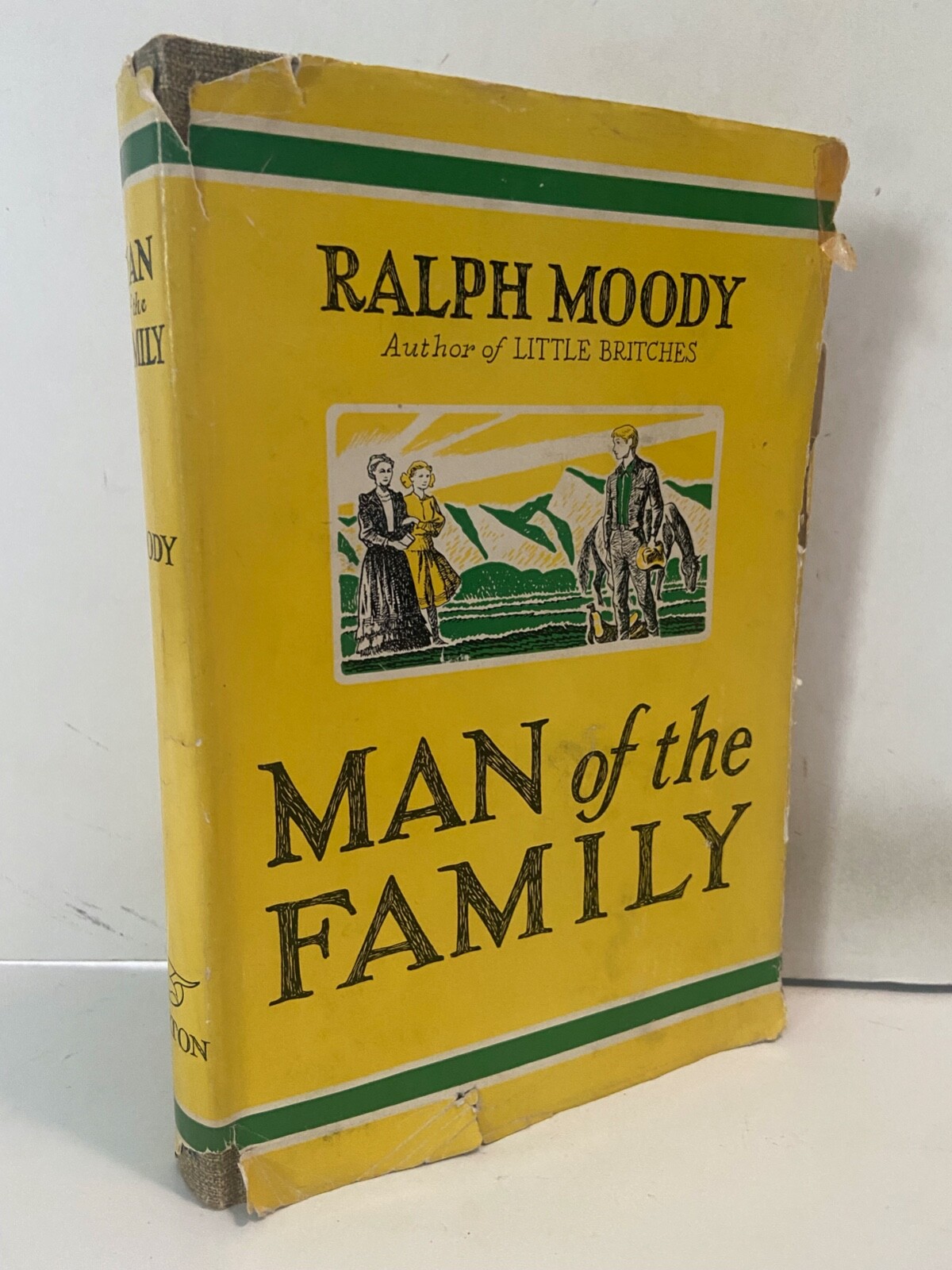MAN OF THE FAMILY by Ralph Moody 1951 1st First Edition Hardcover w/DJ WW Norton