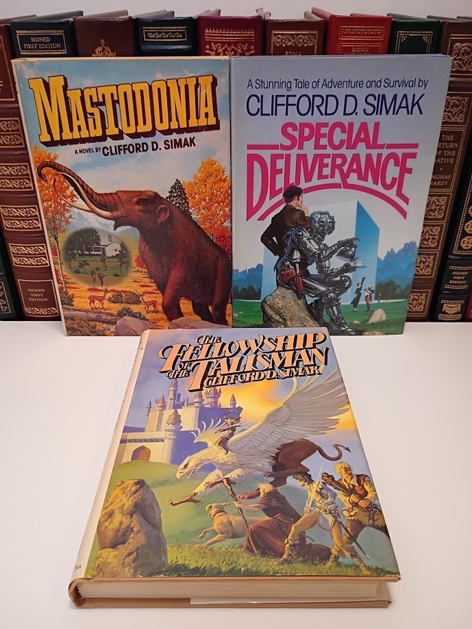 Lot 3 Clifford D Simak Del Rey BCE HC Michael Whelan Vintage Sci-Fi 1978-1982