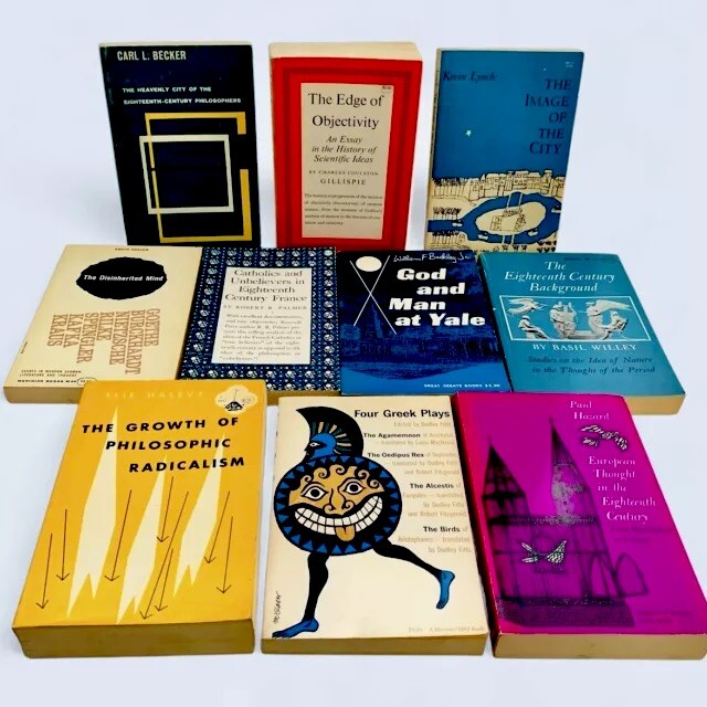 1960s Vintage Paperback Book Collection Philosophy Greek Plays Lot of 10 Books