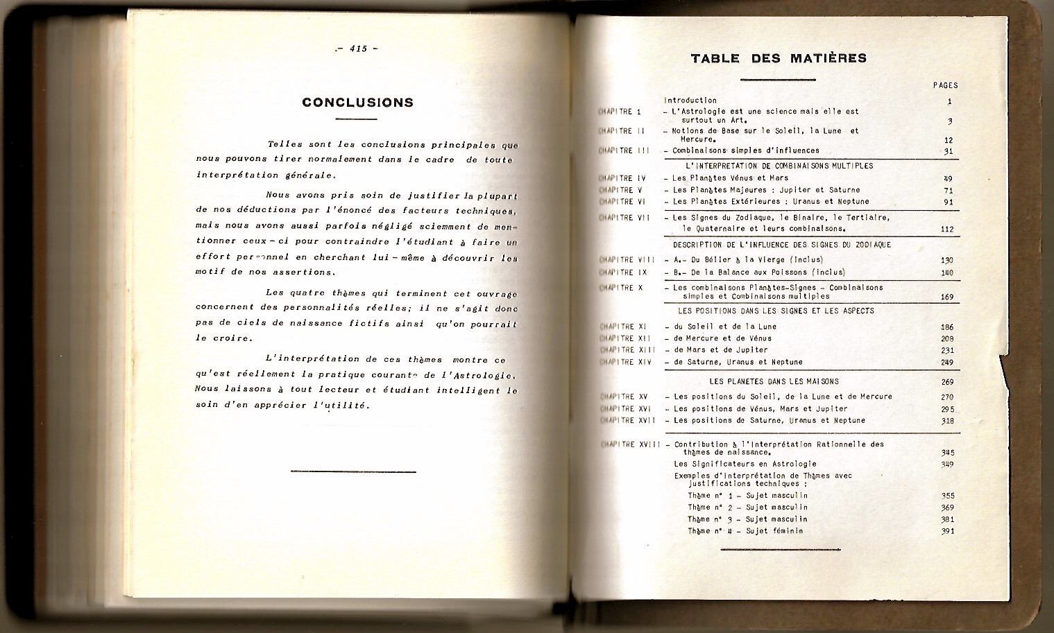 G. Antares L’art de L’Interpretation en Astrologie 1955 classic 416 pages