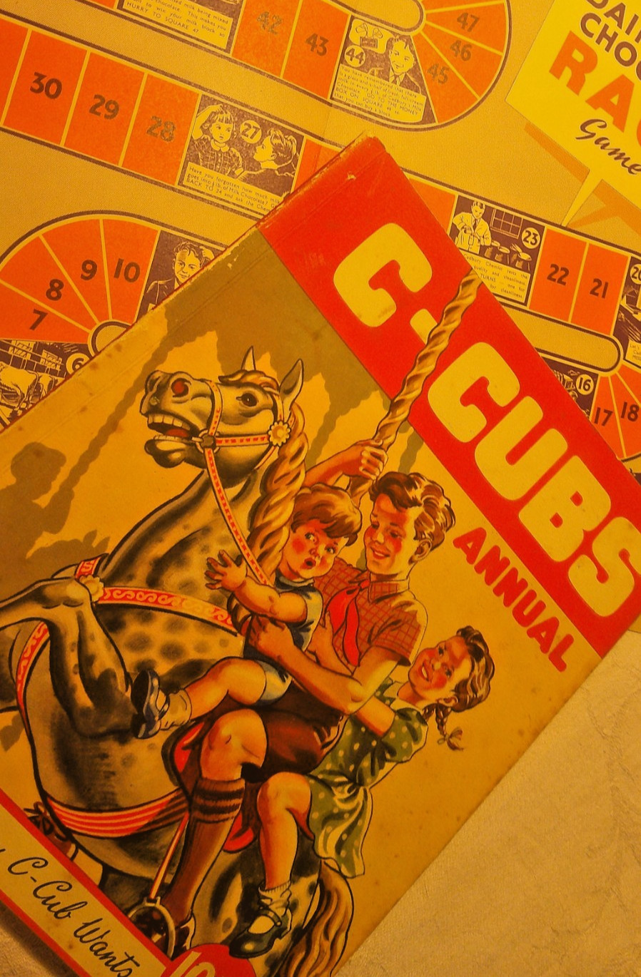 1950 C-Cubs Cadbury Annual & Game Stories Comic Strips Articles