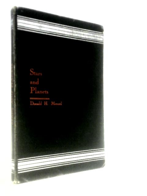 Stars and Planets: Exploring the Universe (Donald H. Menzel – 1935) (ID:67262)