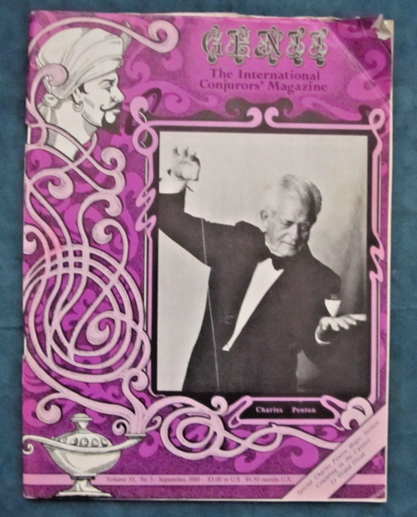 Vintage 1989 Genii, the International Conjurors’ magazine, Charles Penton issue