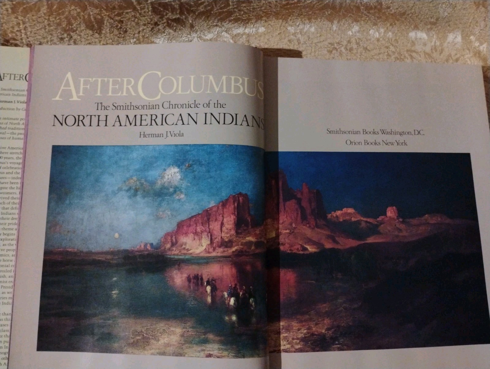 After Columbus, Smithsonian North American Indians by Herman Viola ~ 1990 HC