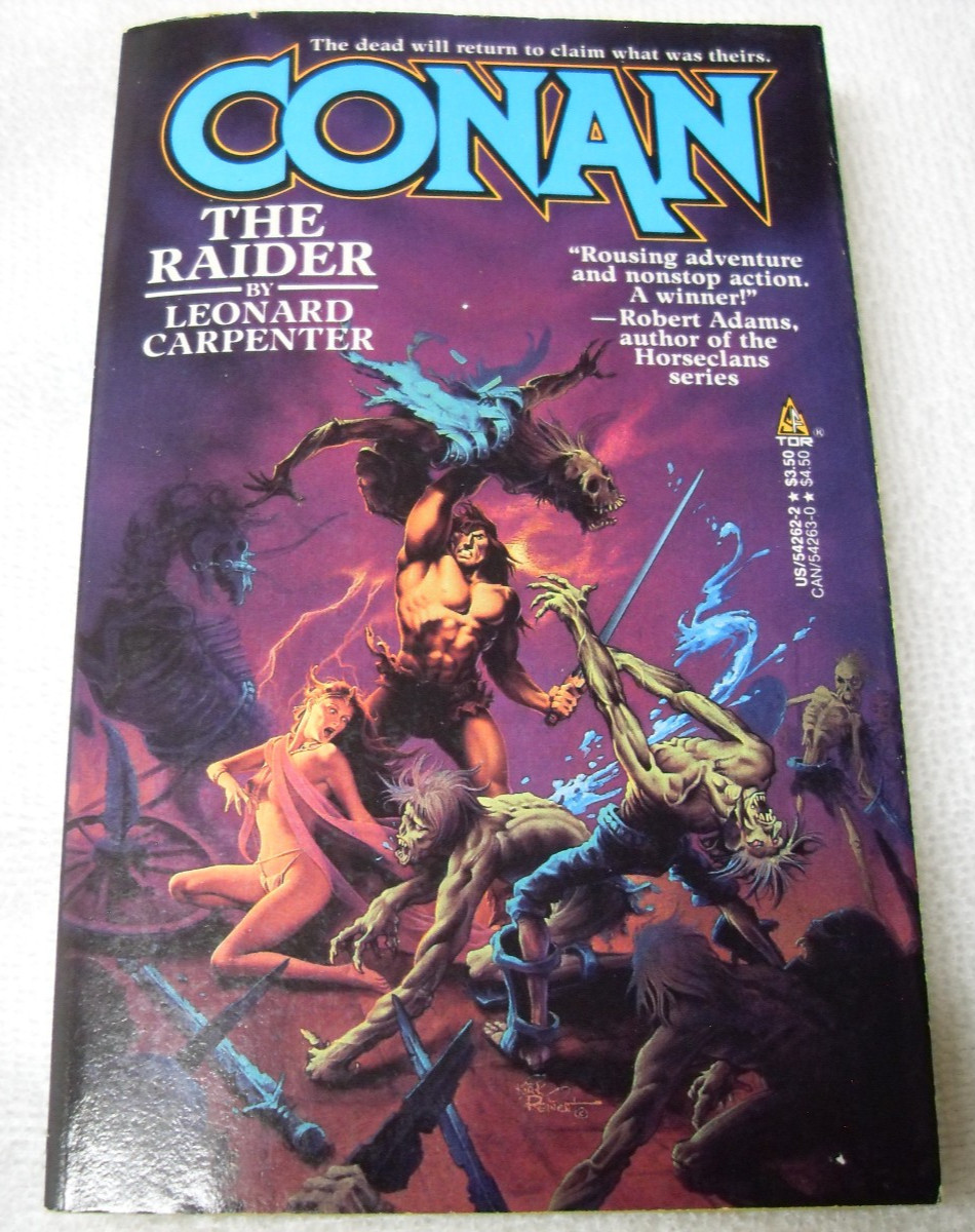 CONAN THE RAIDER by Leonard Carpenter (1987) TOR