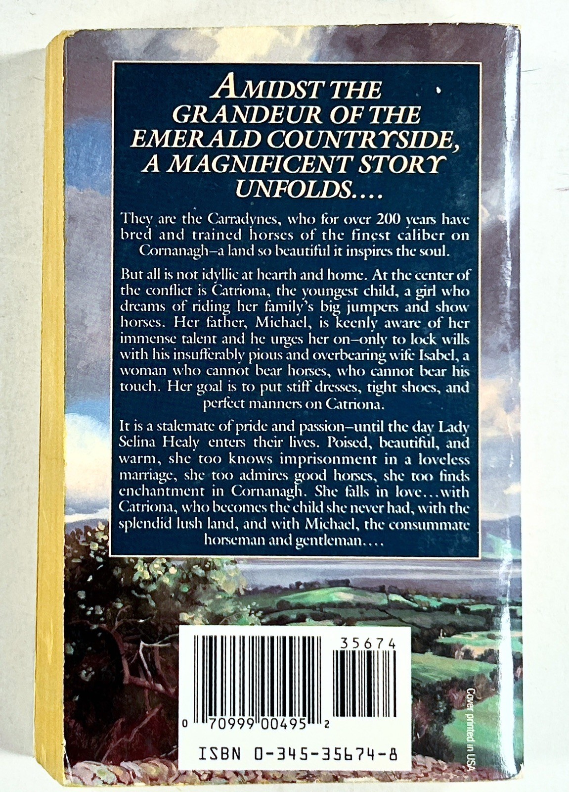 1988 Anne McCaffrey THE LADY contemporary horse-focused romance BALLANTINE pb