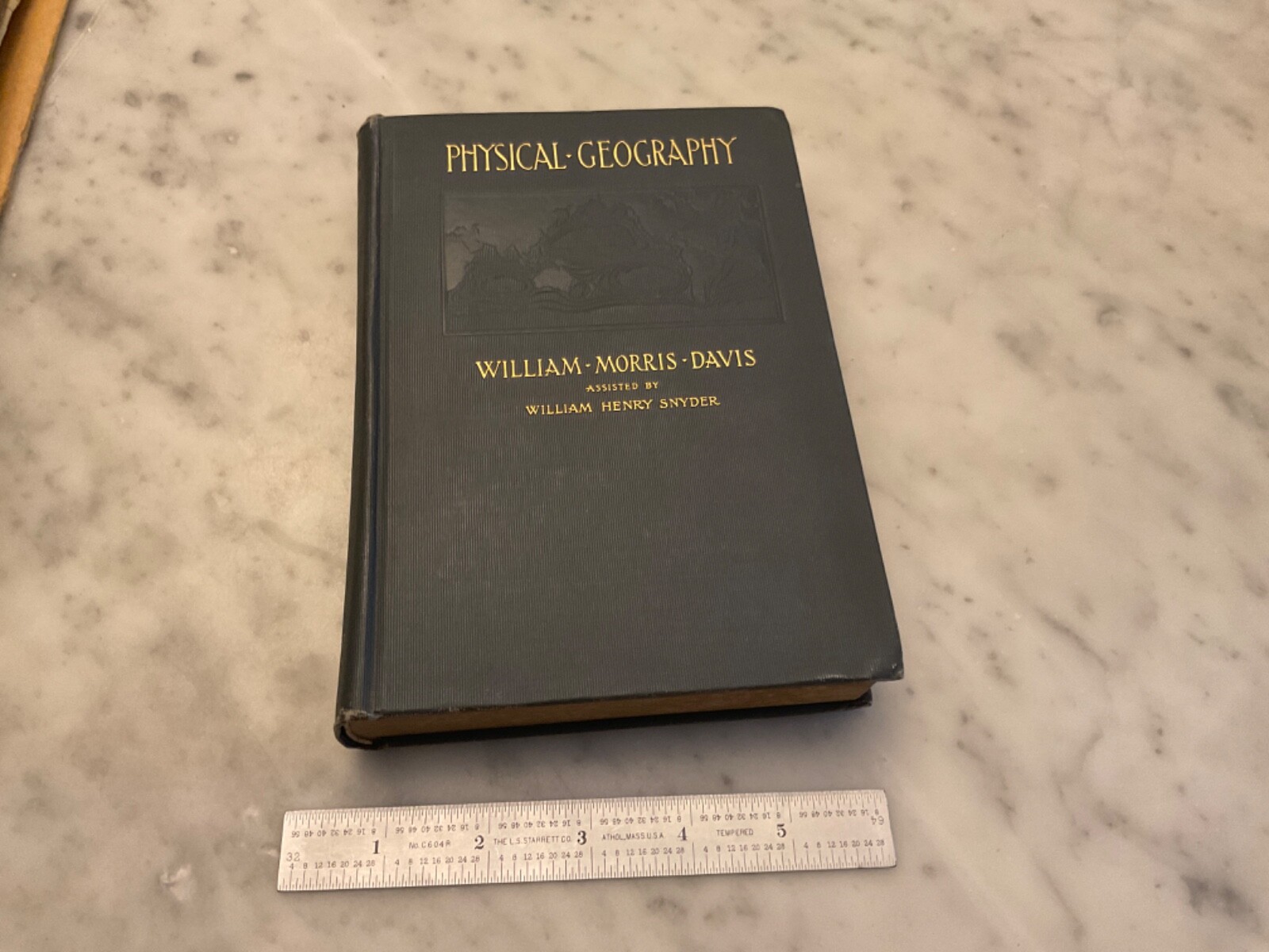 1900 Physical Geography by William Davis w/ Snyder. HB