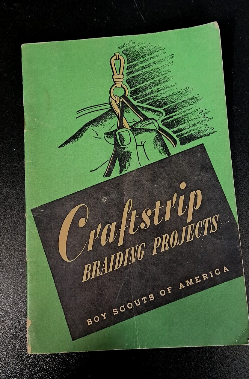 Vintage Boy Scouts of America 1963 Craftman Braiding Projects Book 32 Pages