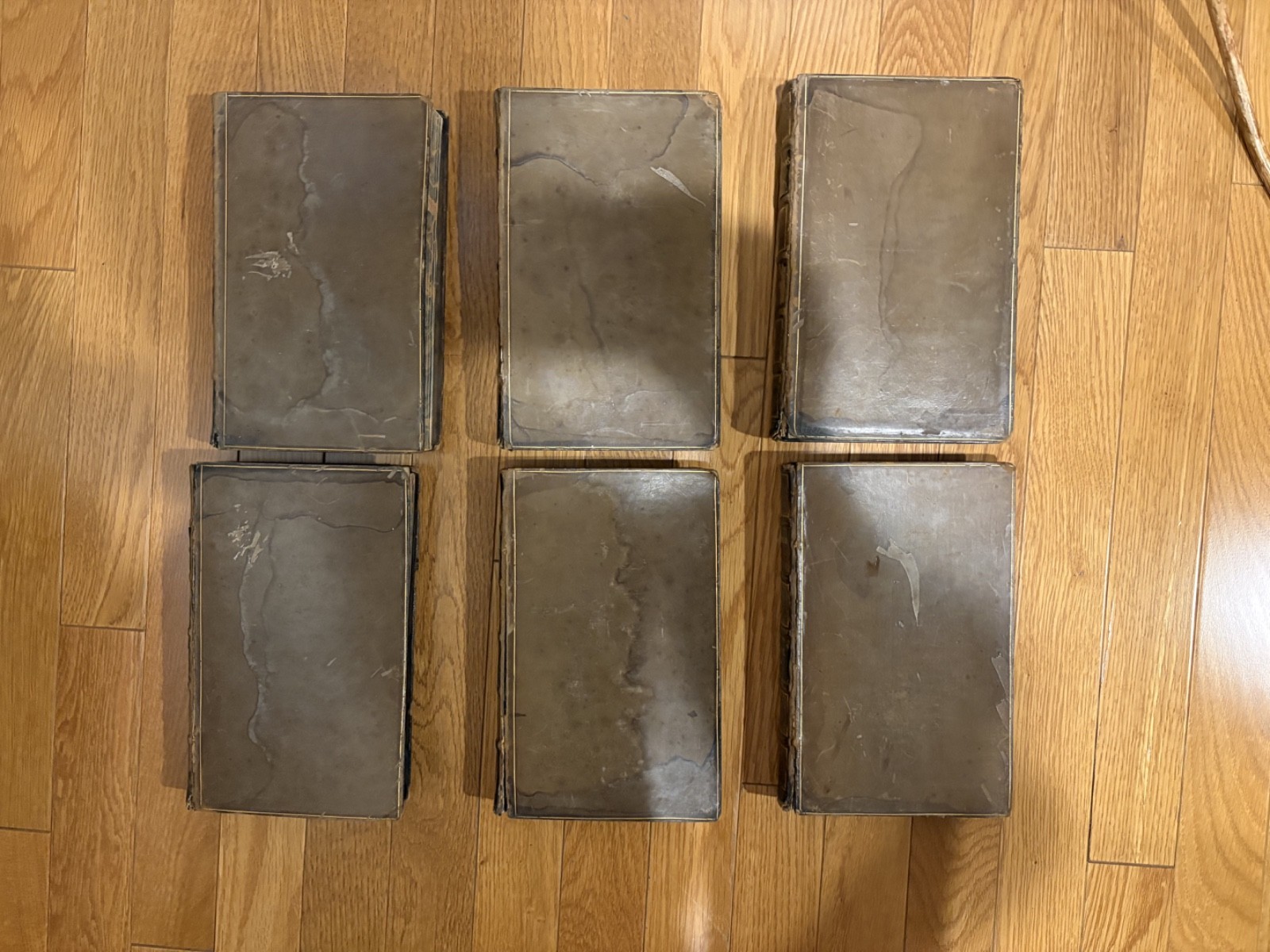 1826 Works of the Late William Robertson D.D. Complete 6 Vol Set Leather History