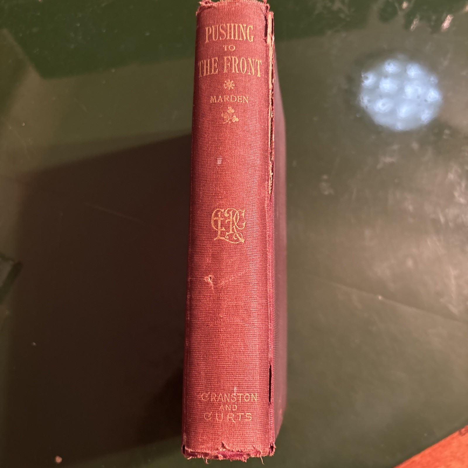 Pushing to the Front by Orison Marden Volume 1 Antique 1911 Printing Hardcover