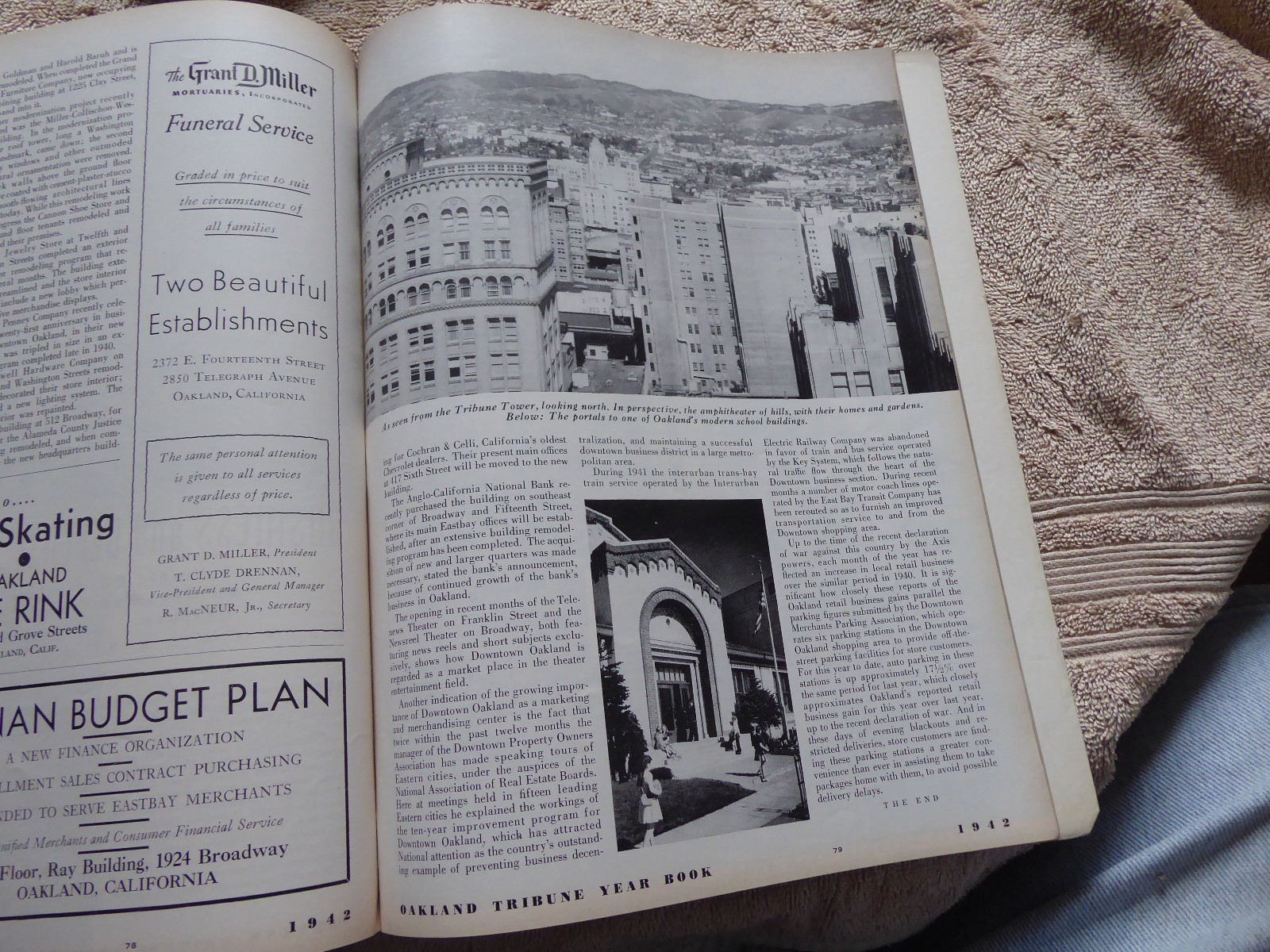 OAKLAND CA BOOK INDUSTRIES BUSINESSES ALAMEDA EMERYVILLE CONTRA COSTA CTY 1942