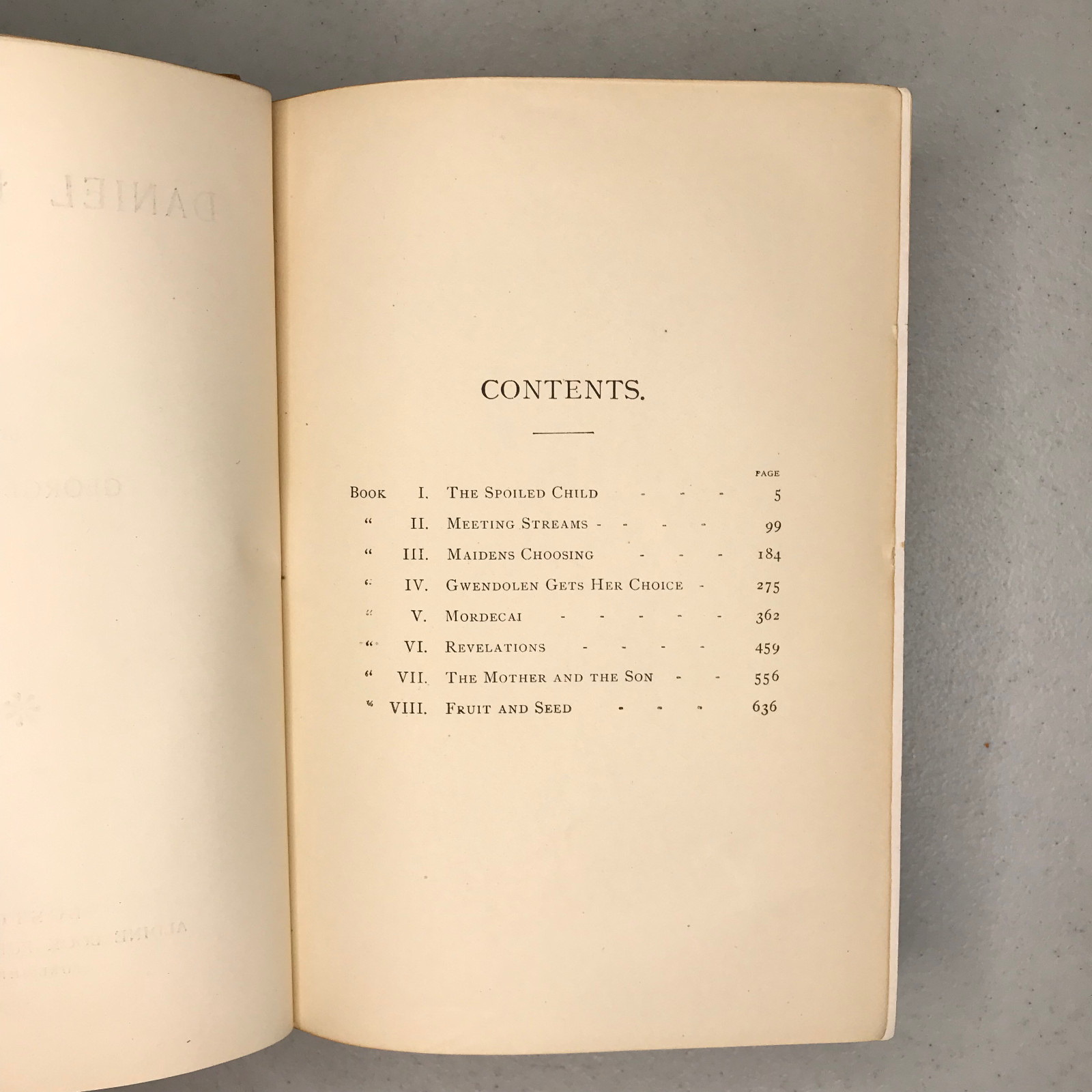 Daniel Deronda – George Eliot – Sterling Edition – Aldine – Quarter Leather