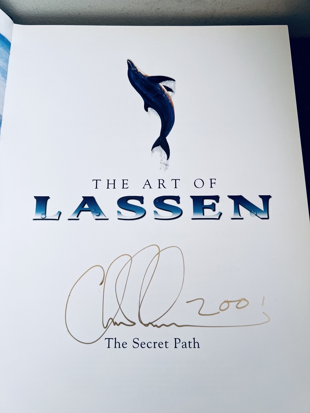 THE ART OF LASSEN: THE SECRET PATH Christian Riese Lassen SIGNED 1st Printing HC