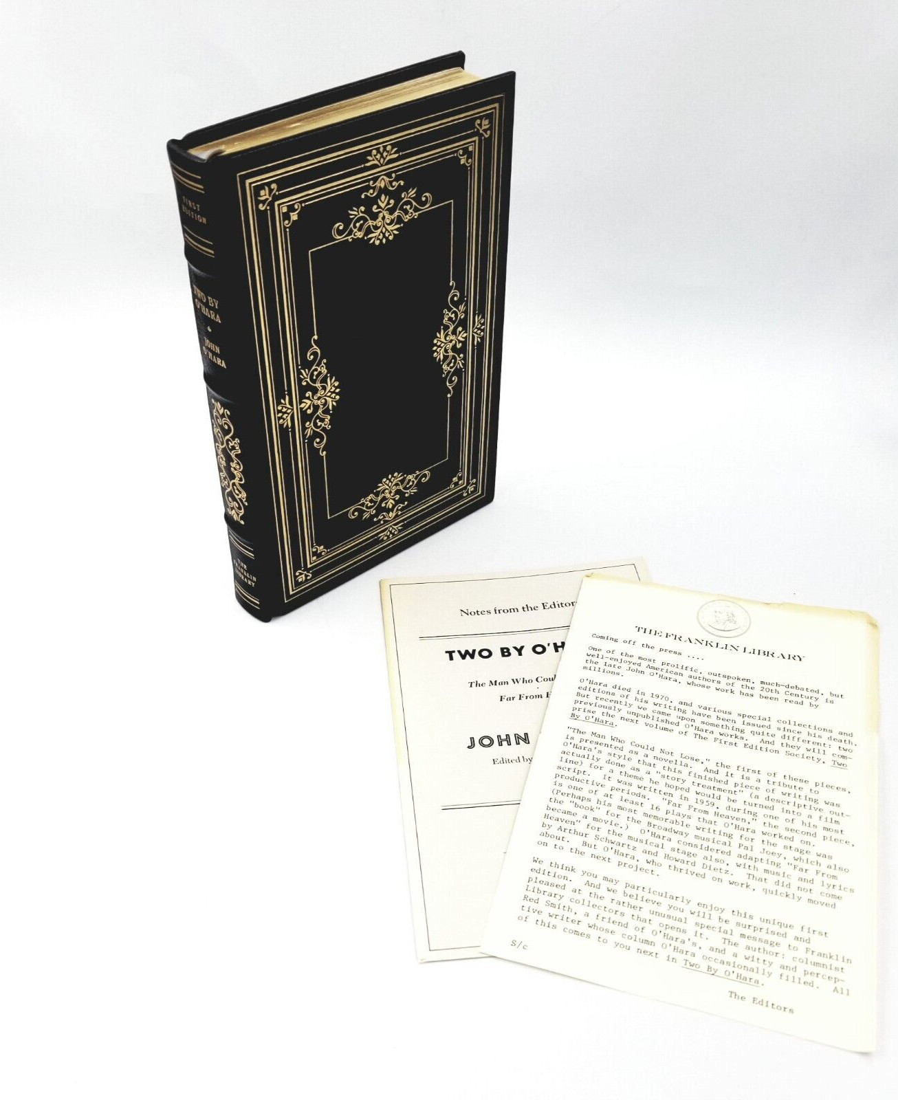 Two by O’Hara by John O’Hara – 1979 Franklin Library