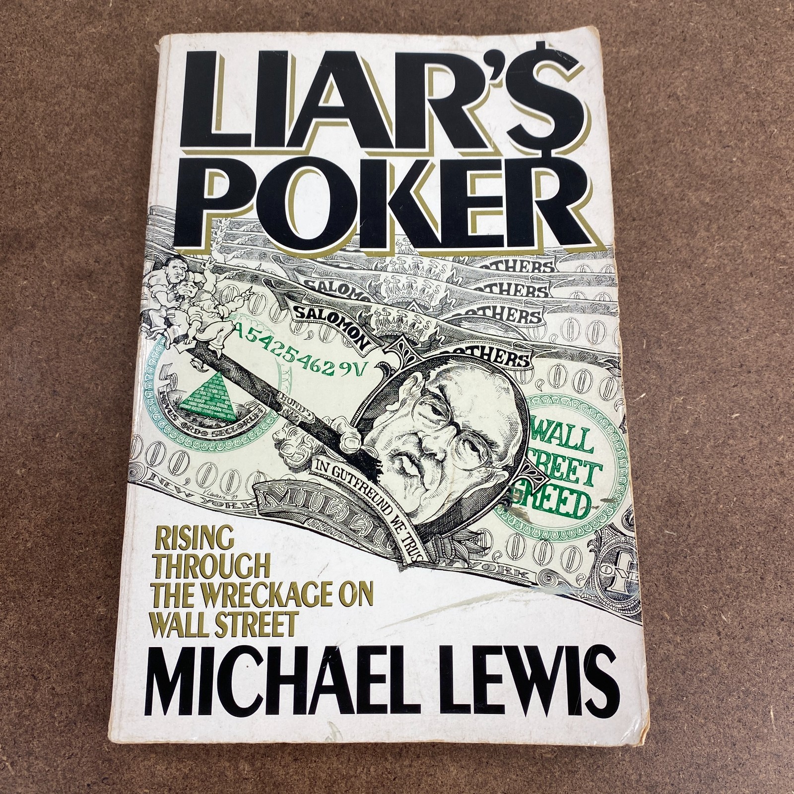 Liar’s Poker Michael Lewis Paperback Rising Through Wreckage On Wall Street 1989