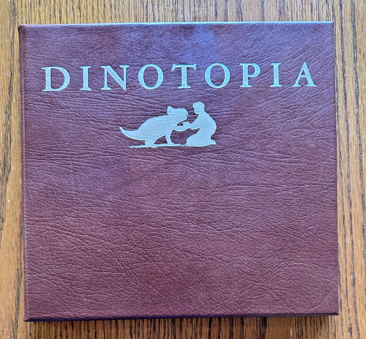 Dinotopia A Land Apart from Time Leather 2386/3500 SIGNED Slipcase James Gurney!