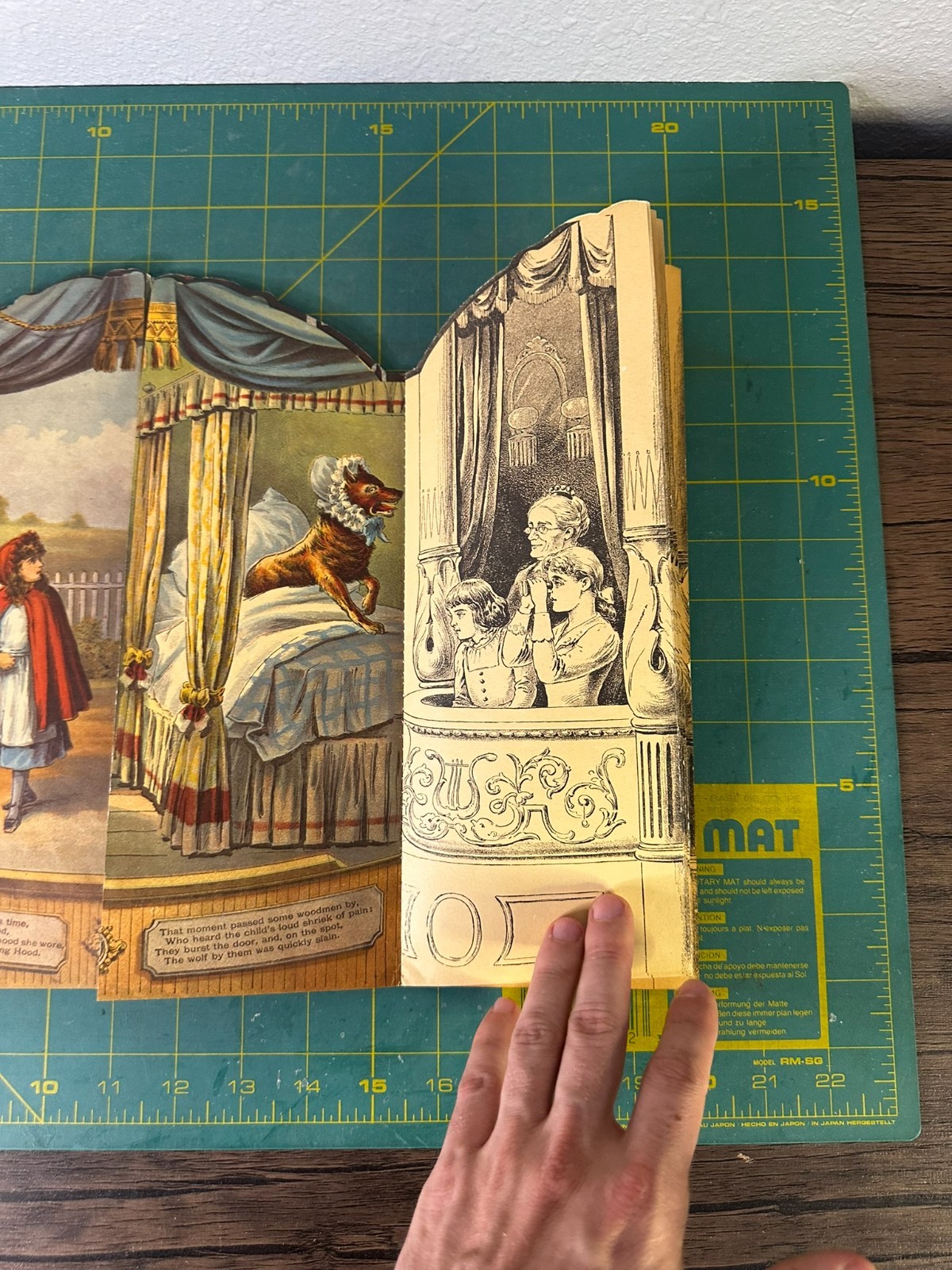 Red Riding Hood Theater Toy Book – Victorian Pop-Up Pantomime Rarity