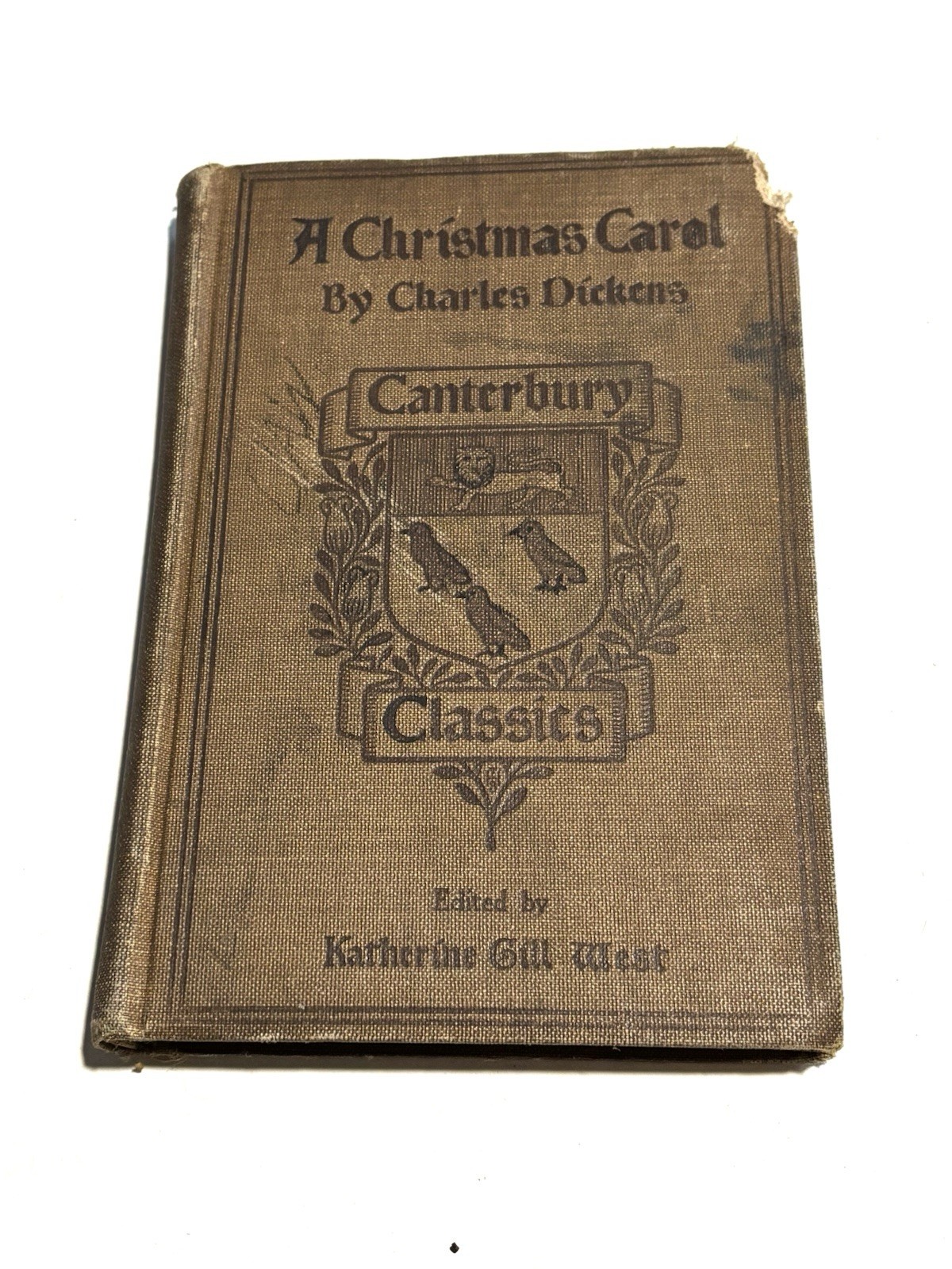 Vintage 1912 A Christmas Carol Charles Dickens Canterbury Classics
