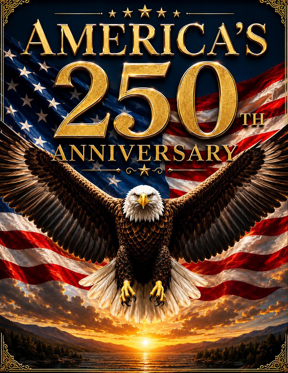 America’s 250th Anniversary: An Illustrated Celebratory 250 Years of American Hi