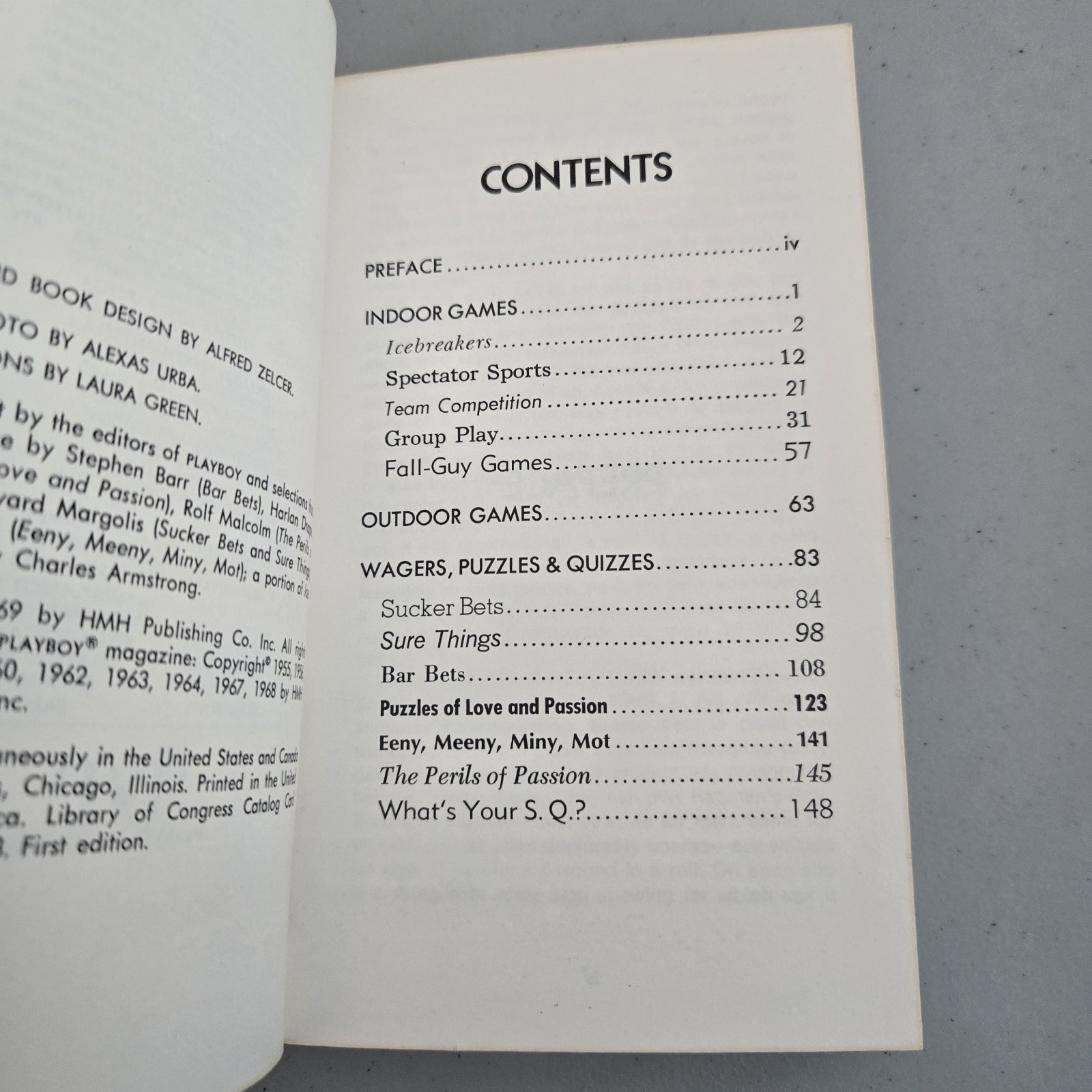 Vintage Playboy Party Games 1969 1st Printing Paperback Sexy Erotica Sleaze