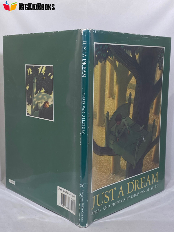 Just a Dream Chris Van Allsburg 1990 First Edition DJ 1st Signed book