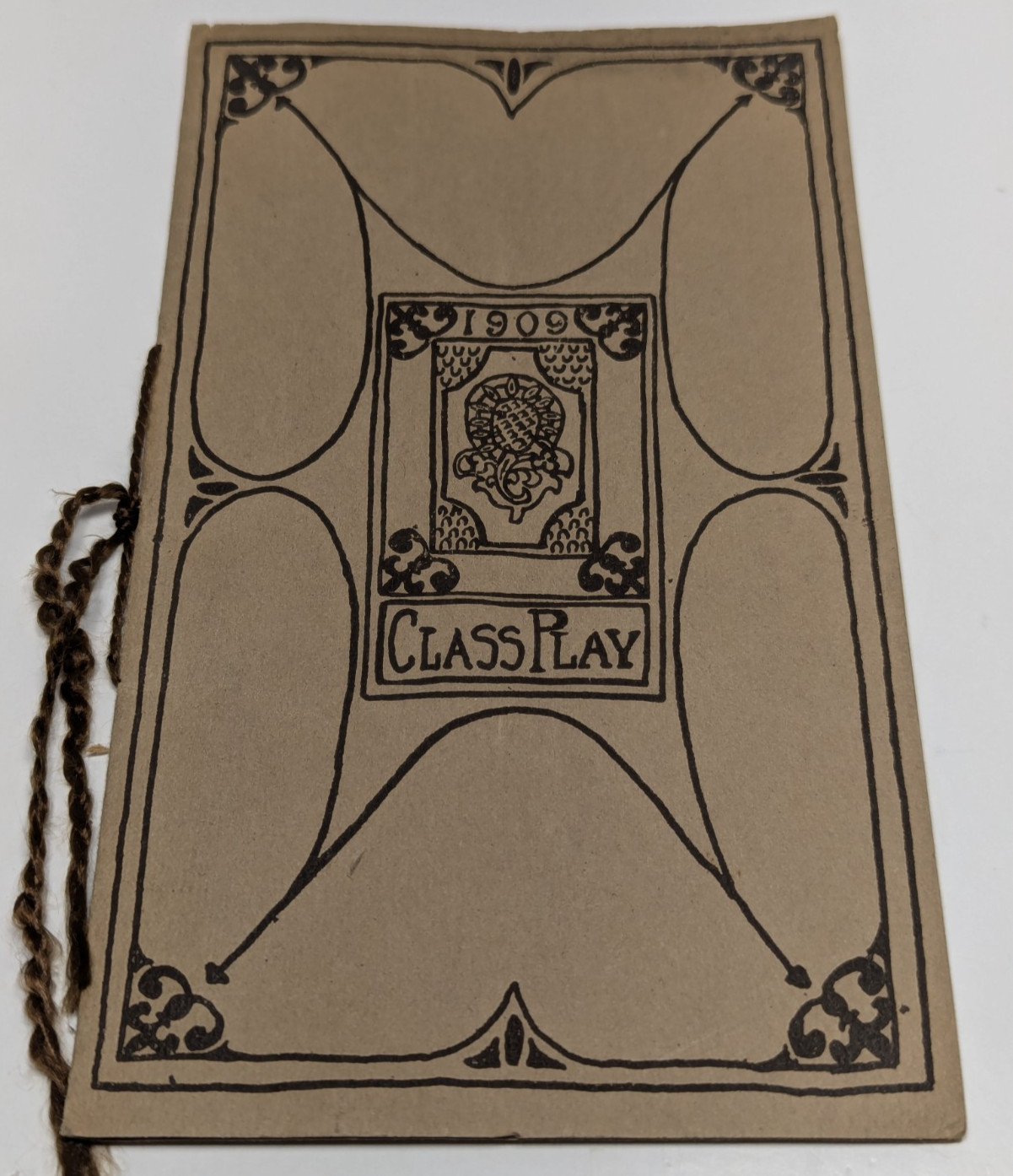 Antique 1909 High School Class Play Book Pamphlet OPRF High School Oak Park, Ill