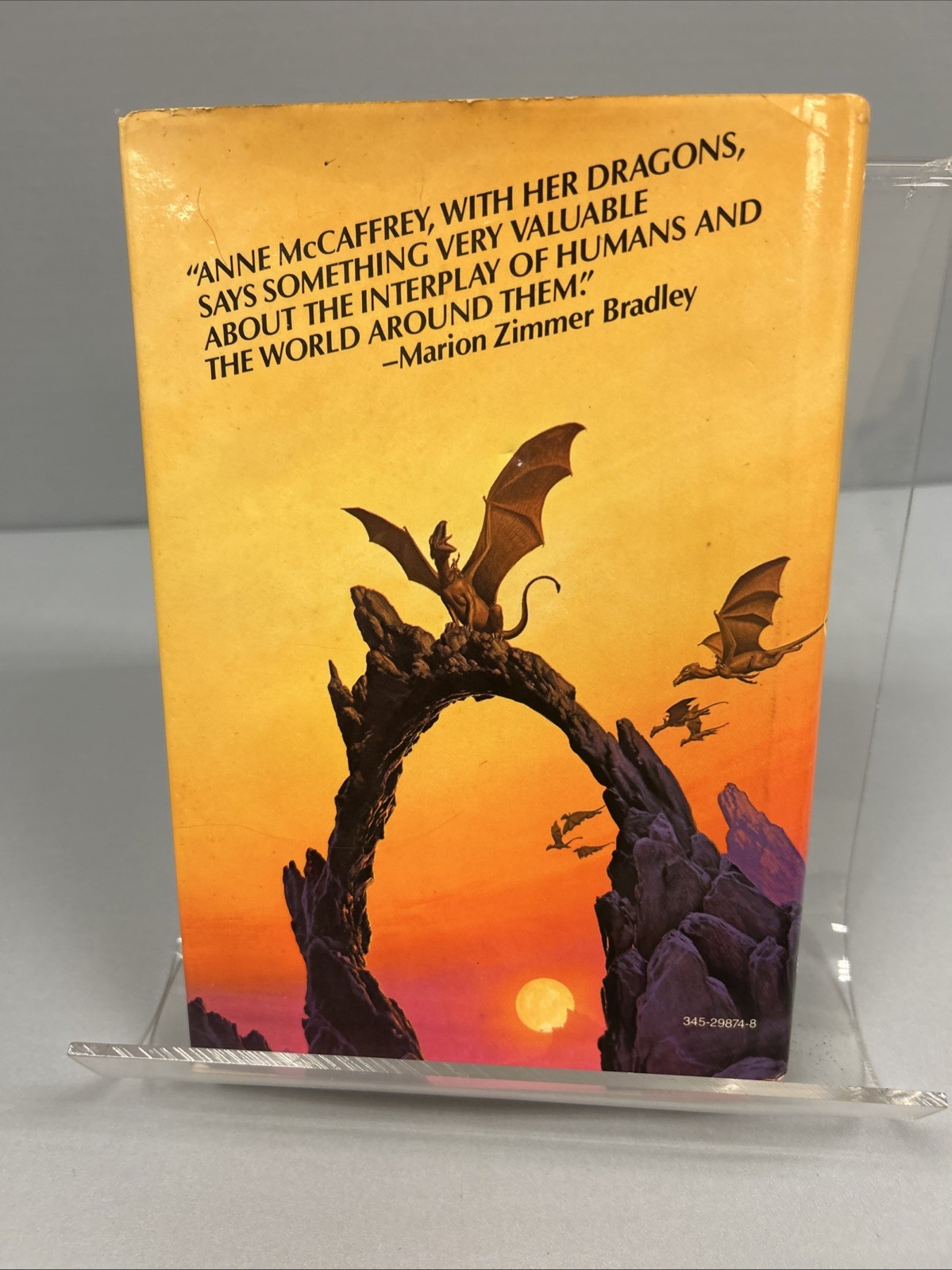 Moreta: Dragonlady of Pern by Anne McCaffrey SIGNED 1st Ed. HC/DJ Del Rey