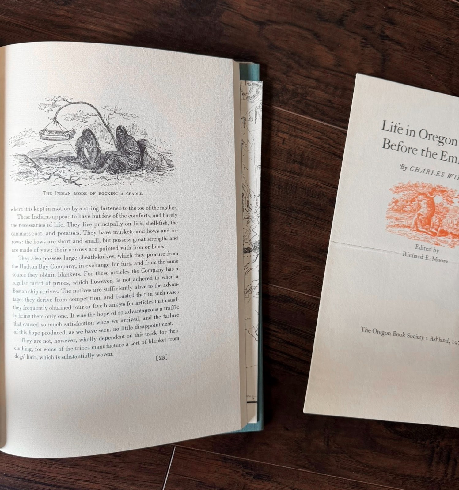 Life in Oregon County Before Emigration Charles Wilkes Book Society HC Limited