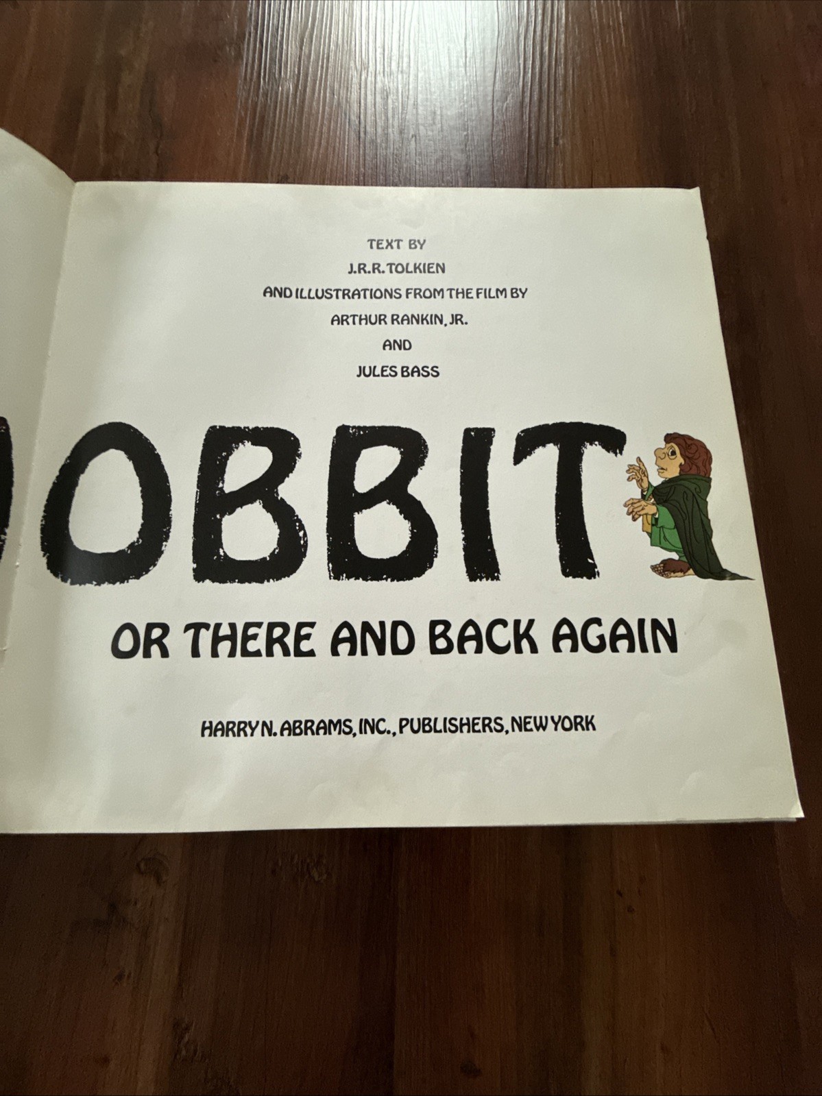 Vintage 1977 The Hobbit Or There And Back Again Illustrated HC Book Incomplete