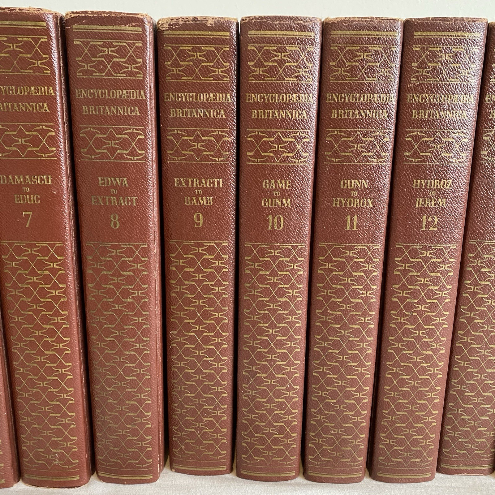 1947 Encyclopedia Britannica Set Complete 24 Volumes University Of Chicago Vtg.
