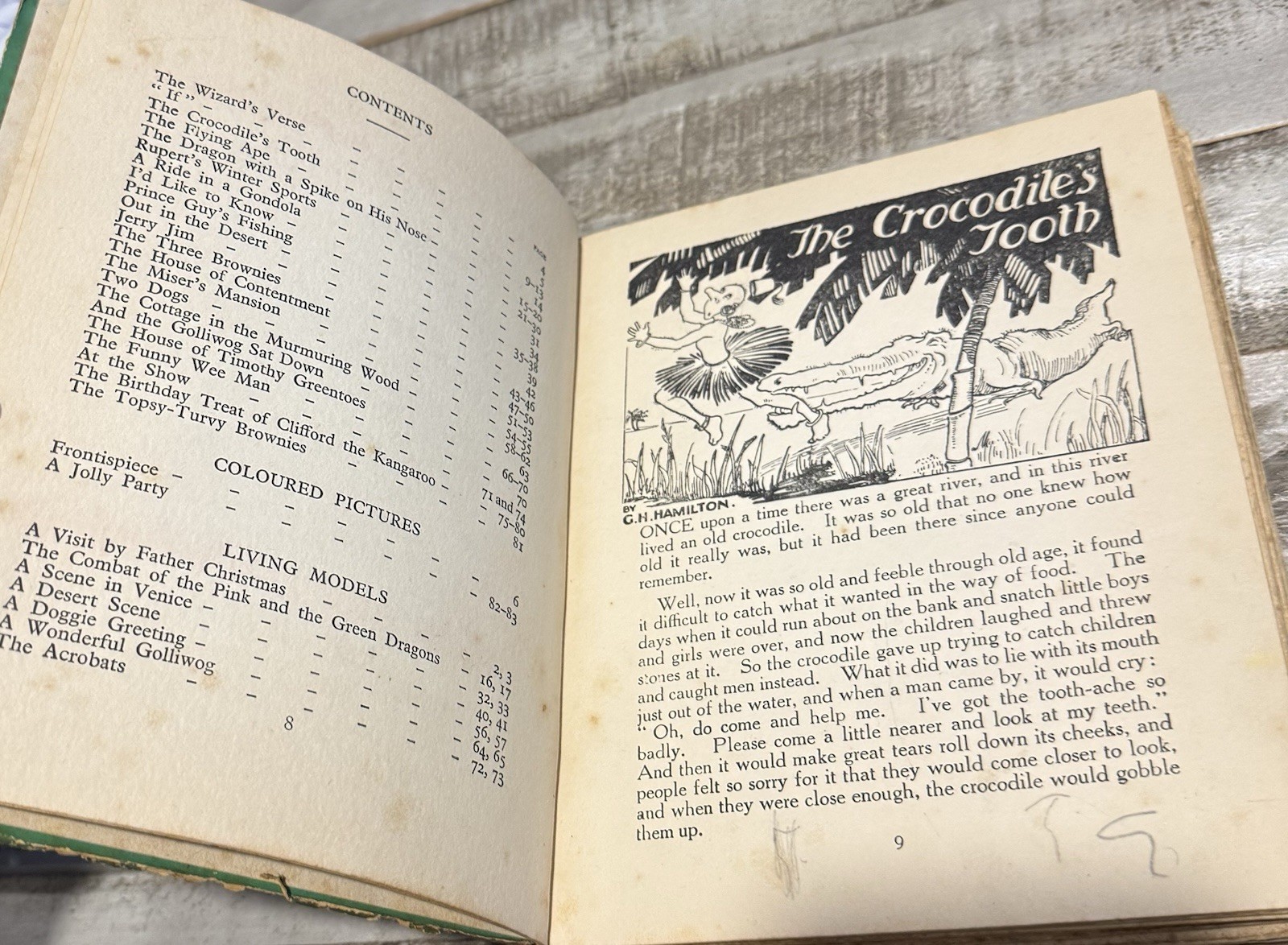 Daily Express Children’s Annual No. 5 1932 Pop Ups Thick Pages Great Graphics