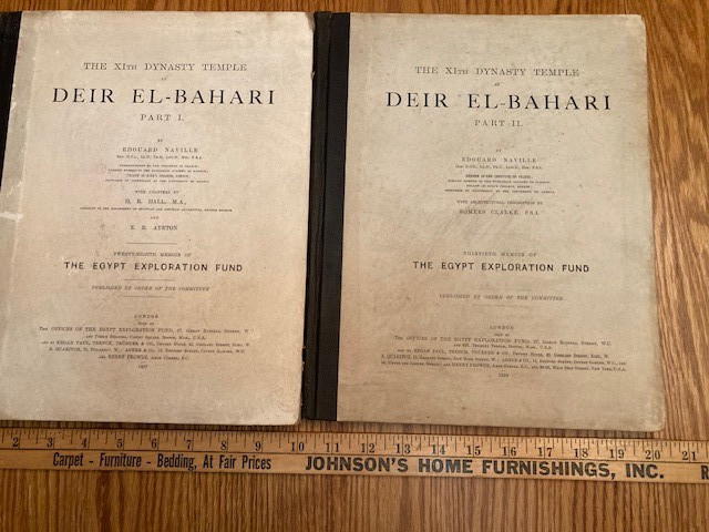 Deir El-Bahari, Part 1&2, Egypt Archaeology, Naville, 1907-1910
