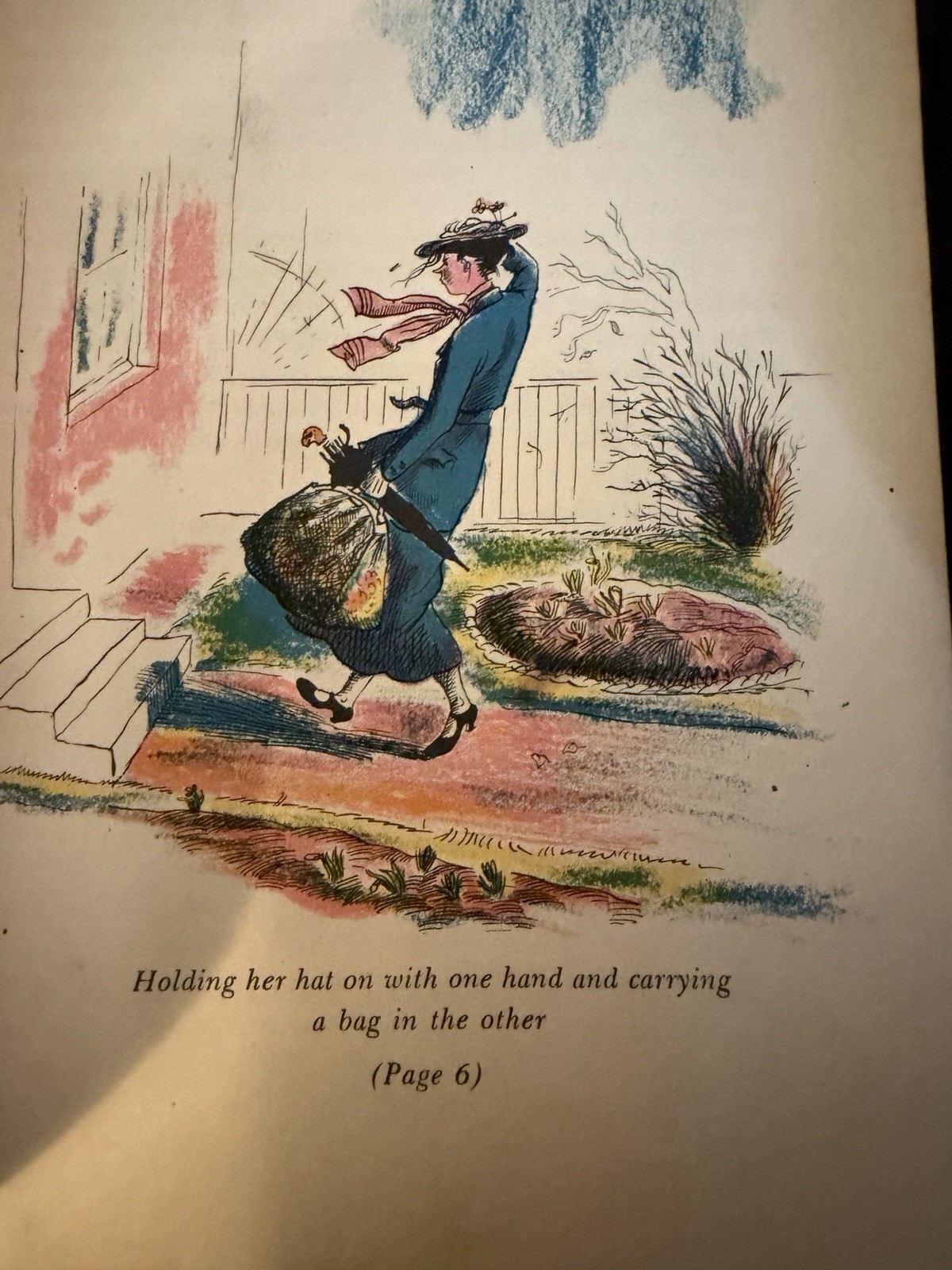 Mary Poppins And Mary Poppins Comes Back Color Illustrations 1937