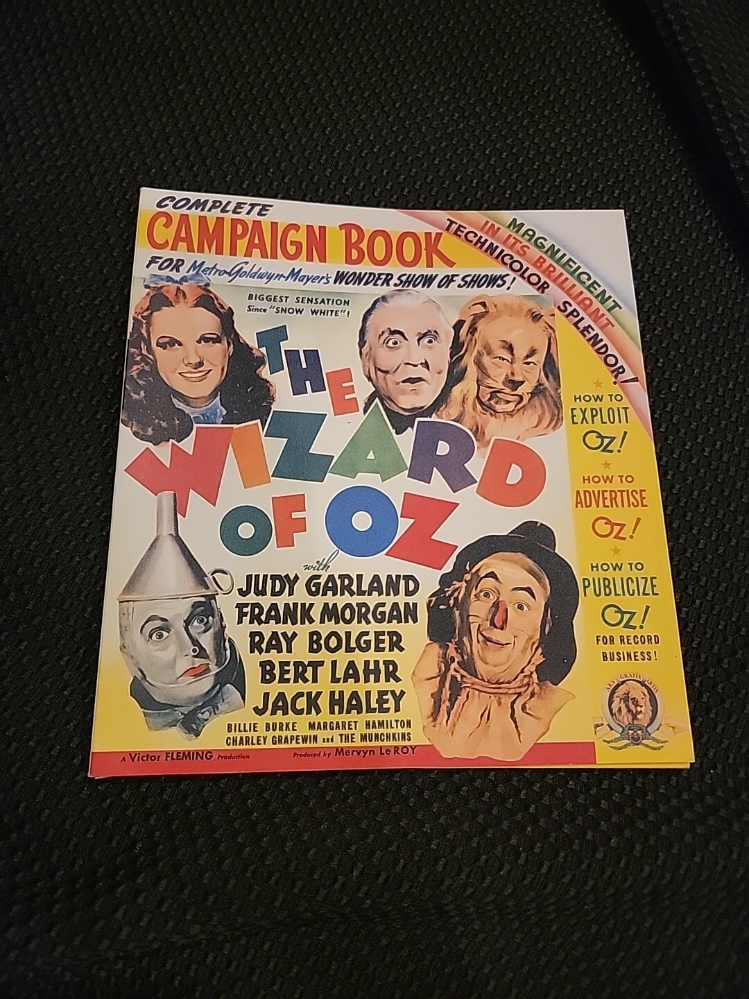 The Wizard of Oz Complete Campaign book 70th Anniversary. Metro-Goldwyn Mayer