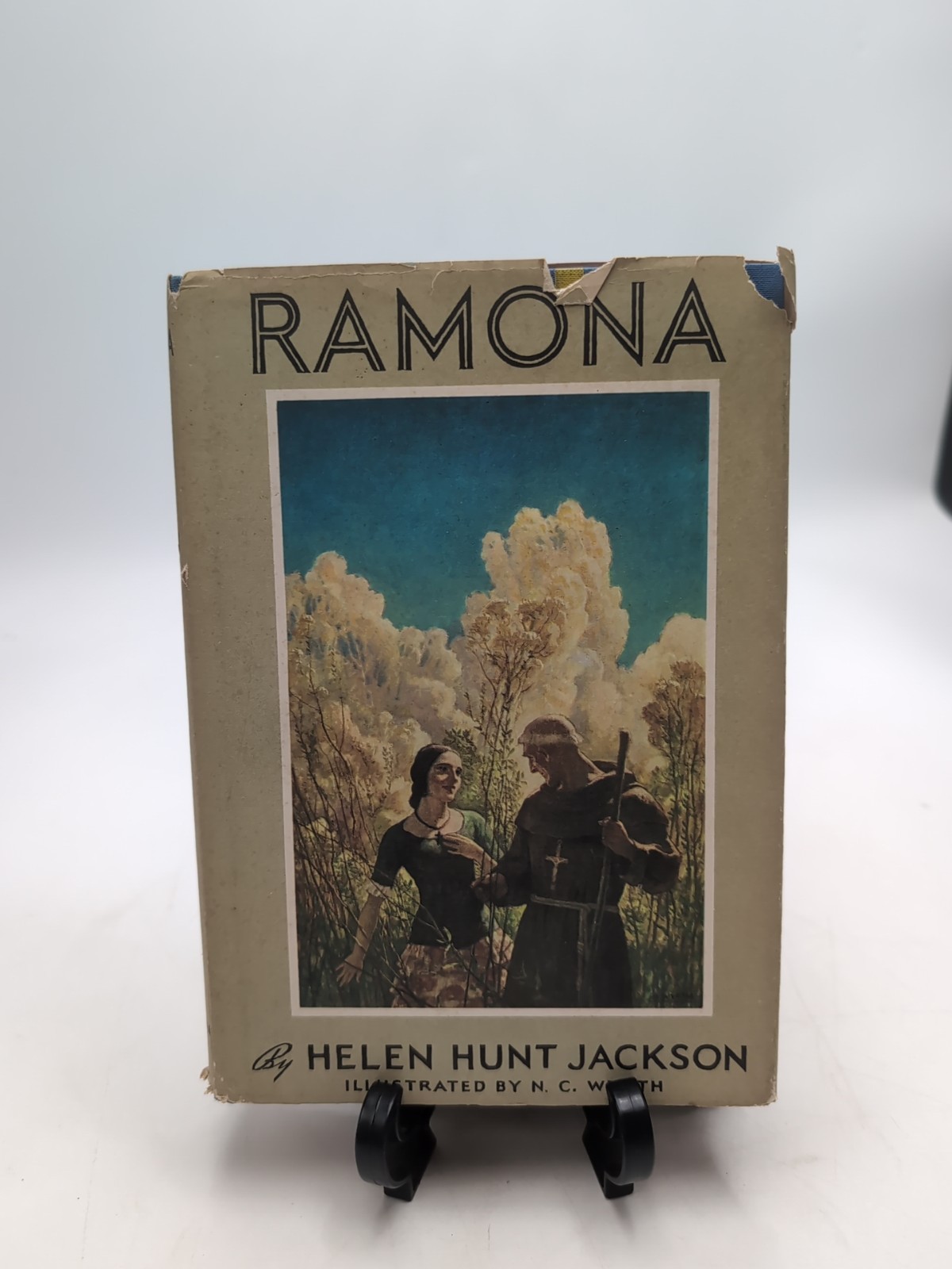 N. C. Wyeth Illustrations ROMONA Helen Hunt jackson DJ 1939 VG/VG 28th Print