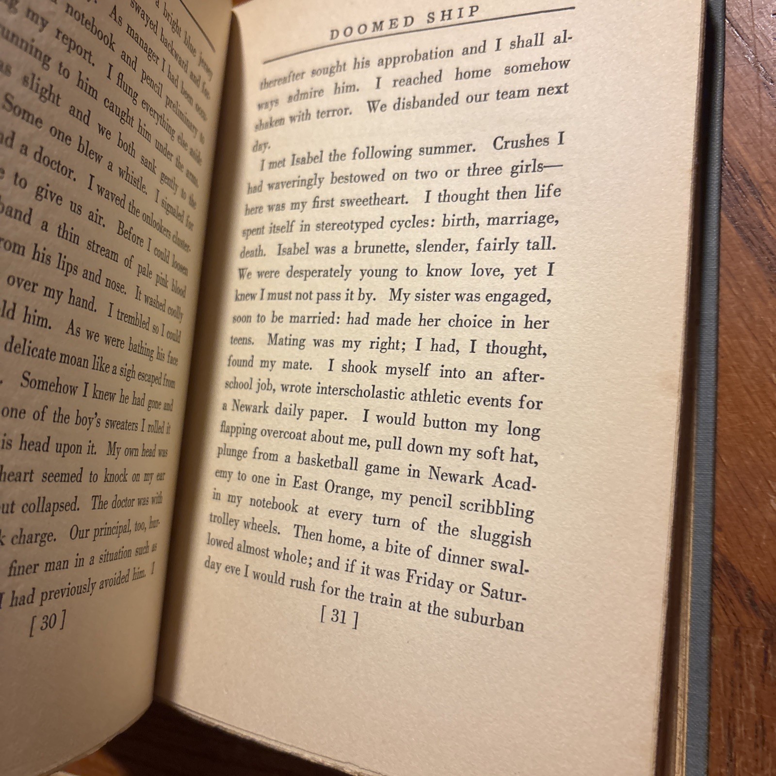 Judd GRAY – Doomed Ship 1928 – Antique Book Owned by Actress Hale Lamont-Havers