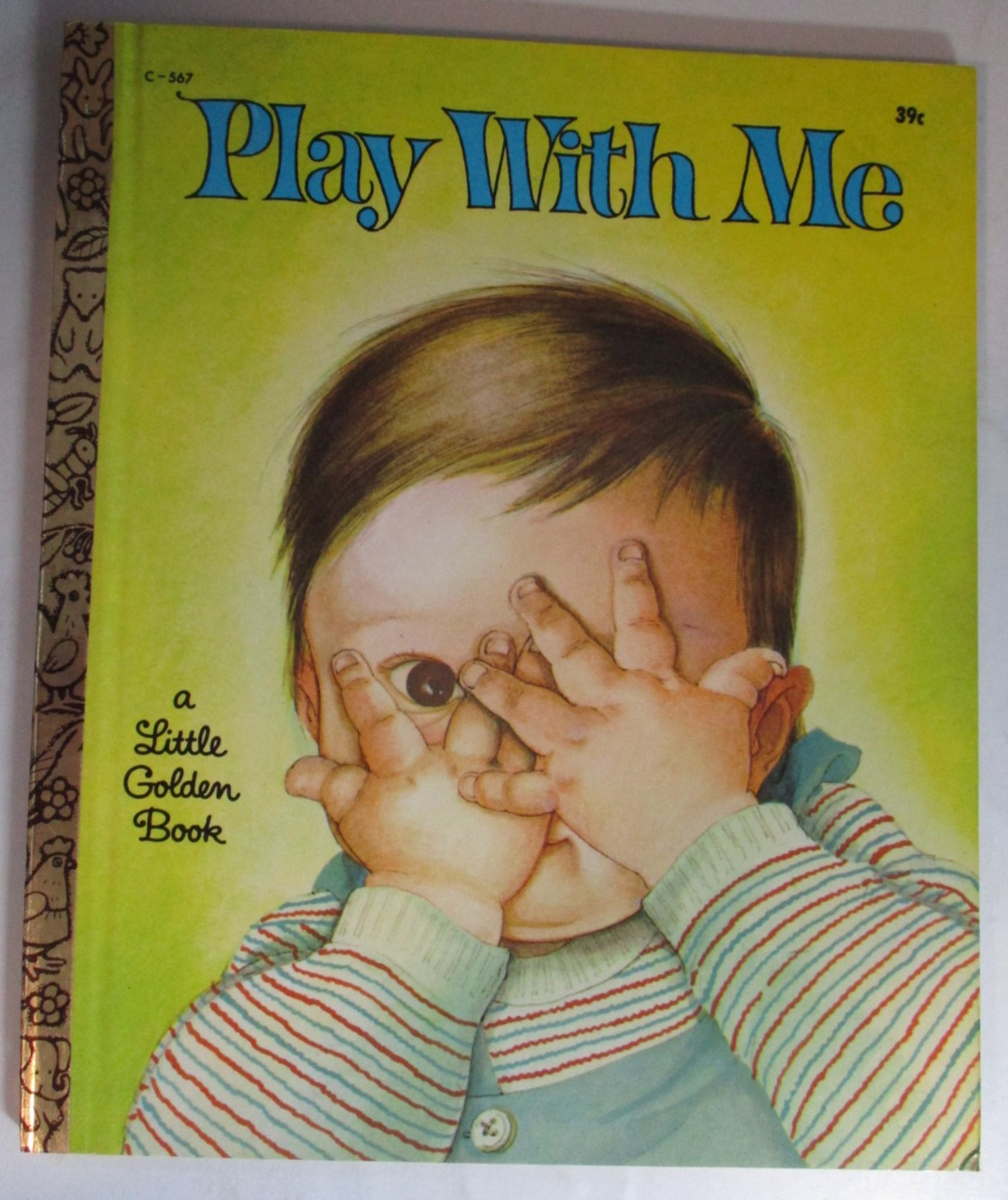 Play With Me, Esther Wilkin, Eloise Wilkin, Little Golden Book, 1st (A) Ed, 1967