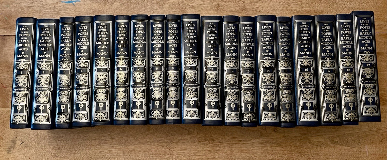 The Lives of the Popes in the Early Middle Ages Horace K. Mann Rare Complete Set