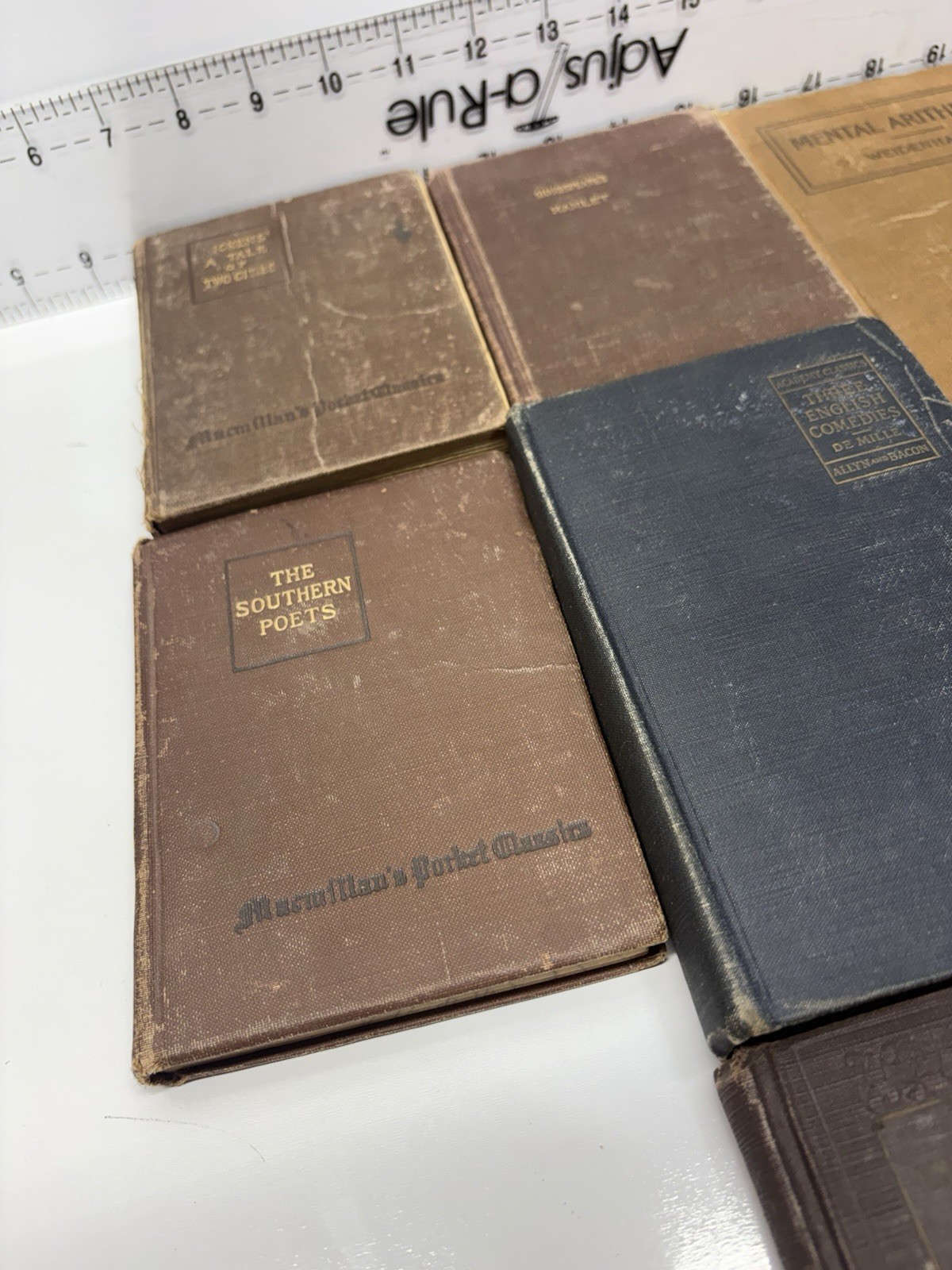 Lot of 10 Antique Hardcover Classic Books Macmillan Dickens Shakespeare 1916-25