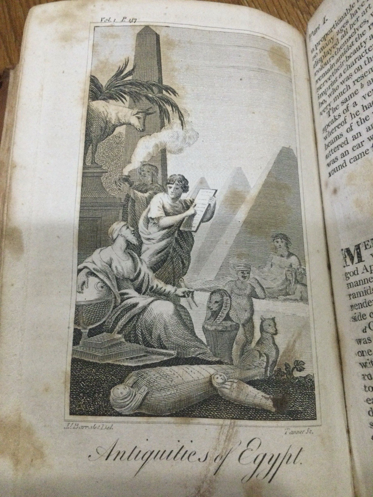 Rare Oracles, Soothsayer, & Demons observation- 1820 Rollin Ancient History Book