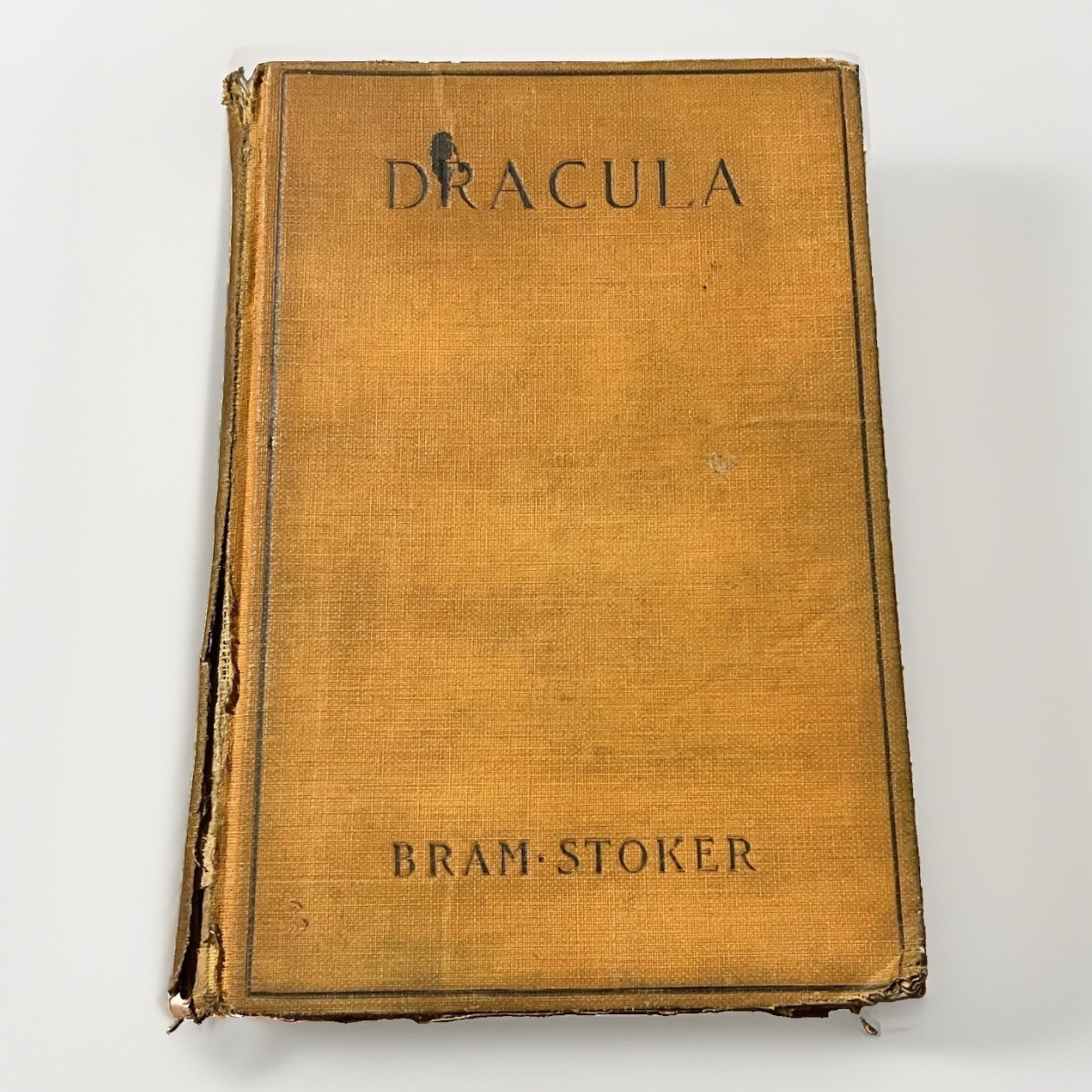 Bram Stoker’s DRACULA – 1897 Grosset & Dunlap Orange Cloth RARE